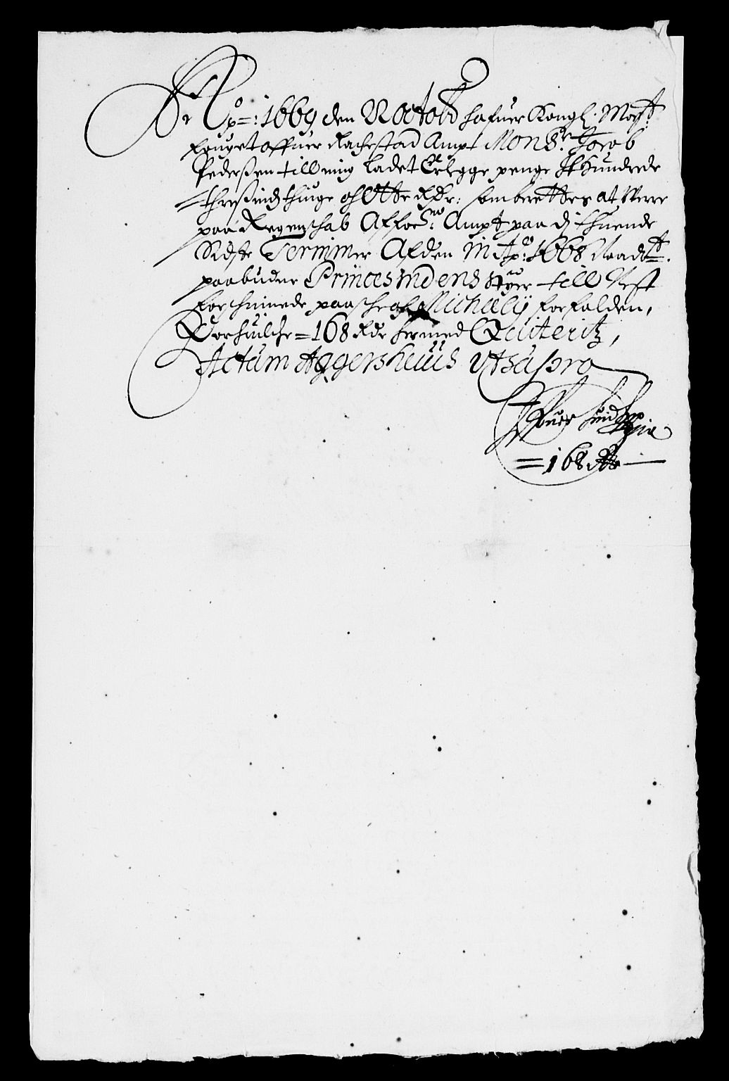 Rentekammeret inntil 1814, Reviderte regnskaper, Lensregnskaper, AV/RA-EA-5023/R/Rb/Rbd/L0013: Maria kirke prosti gods og Rakkestad len, 1669-1694