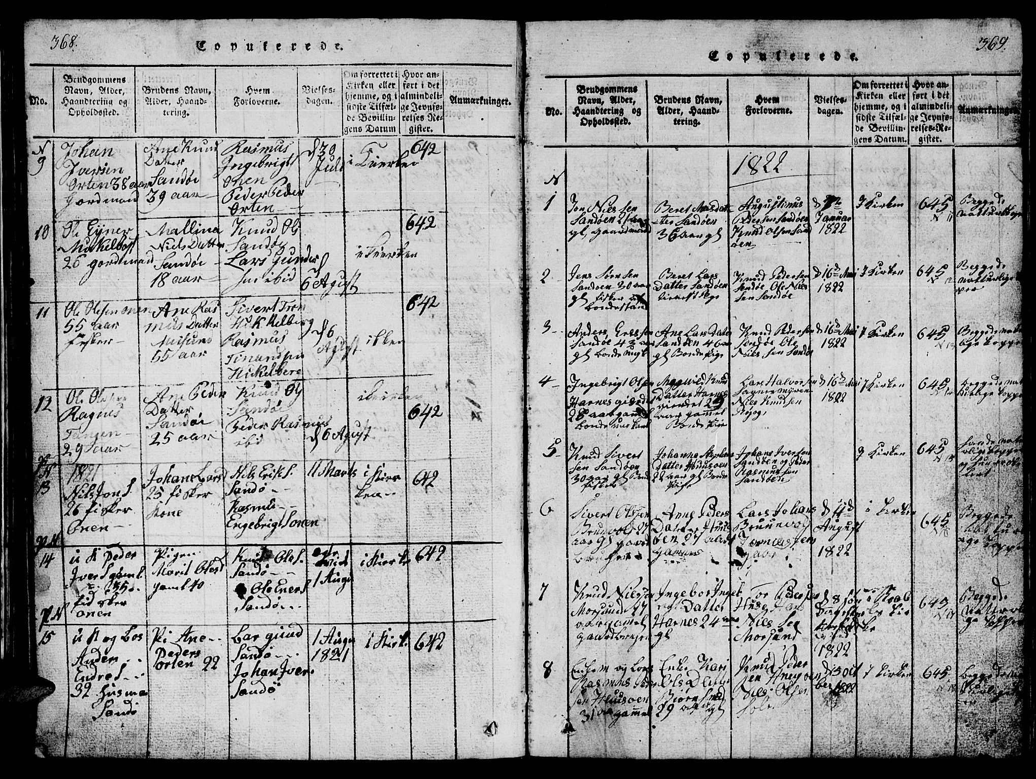Ministerialprotokoller, klokkerbøker og fødselsregistre - Møre og Romsdal, SAT/A-1454/561/L0731: Klokkerbok nr. 561C01, 1817-1867, s. 368-369
