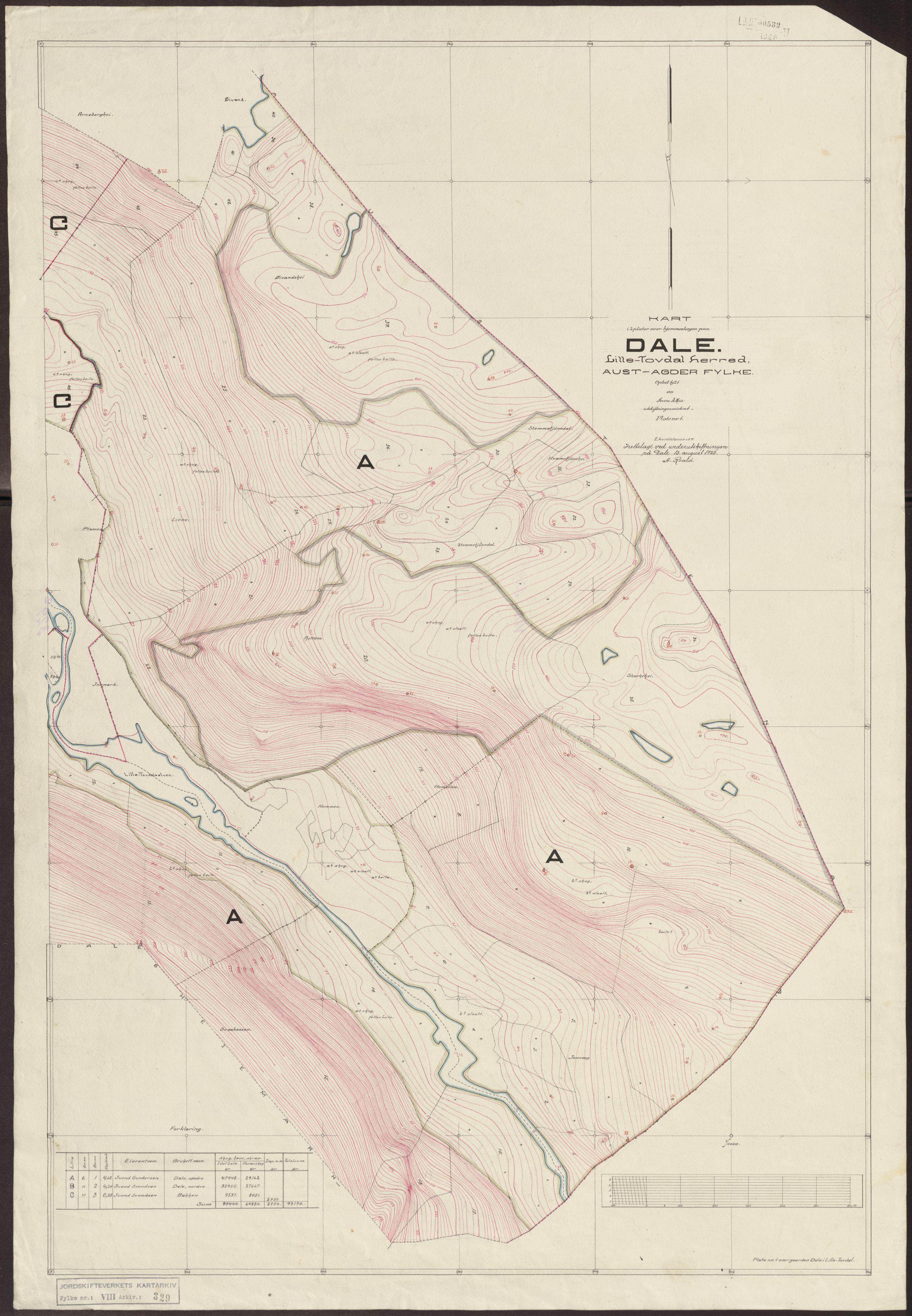 Jordskifteverkets kartarkiv, AV/RA-S-3929/T, 1859-1988, s. 413