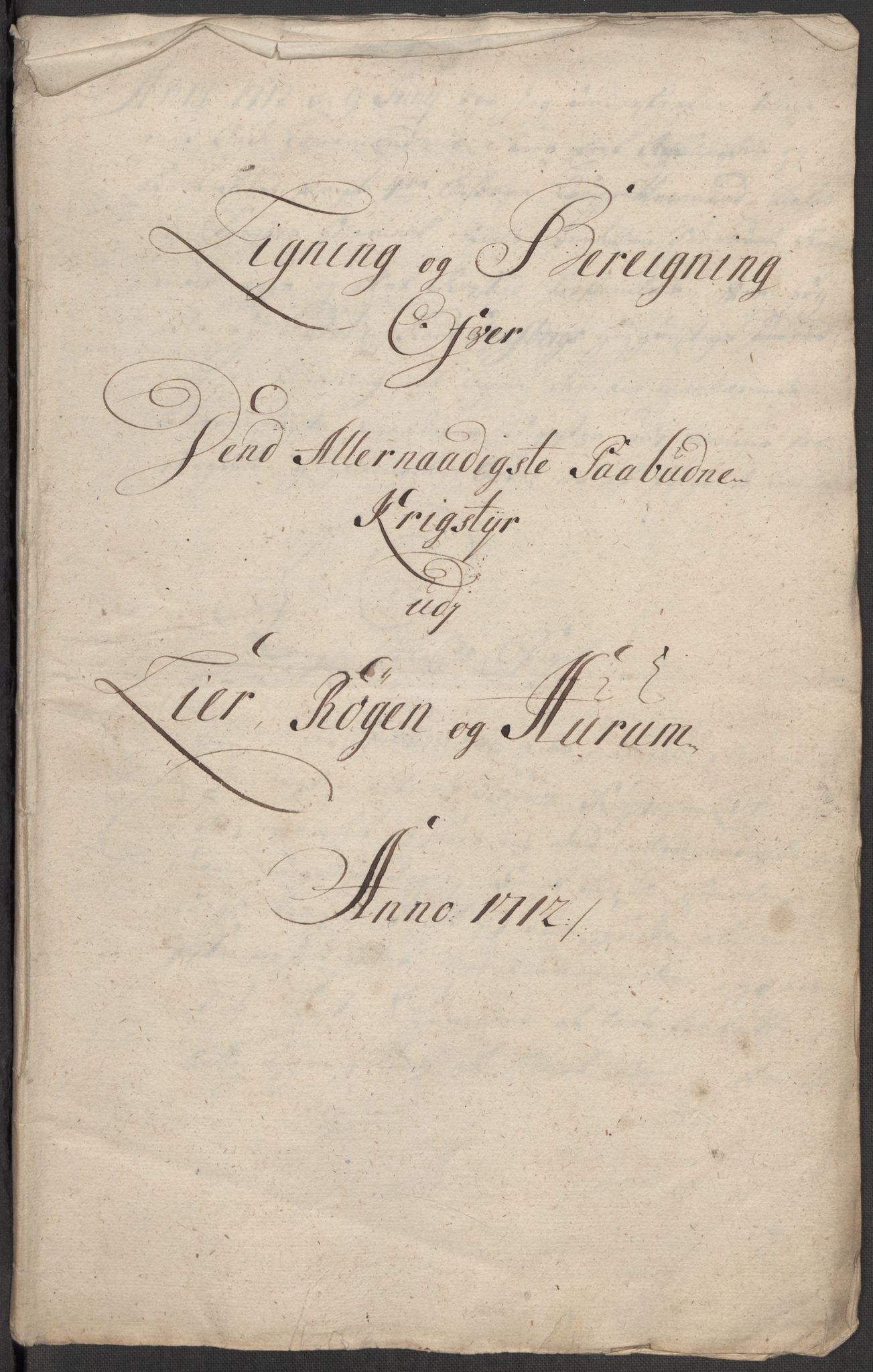 Rentekammeret inntil 1814, Reviderte regnskaper, Fogderegnskap, RA/EA-4092/R31/L1707: Fogderegnskap Hurum, Røyken, Eiker, Lier og Buskerud, 1712, s. 178