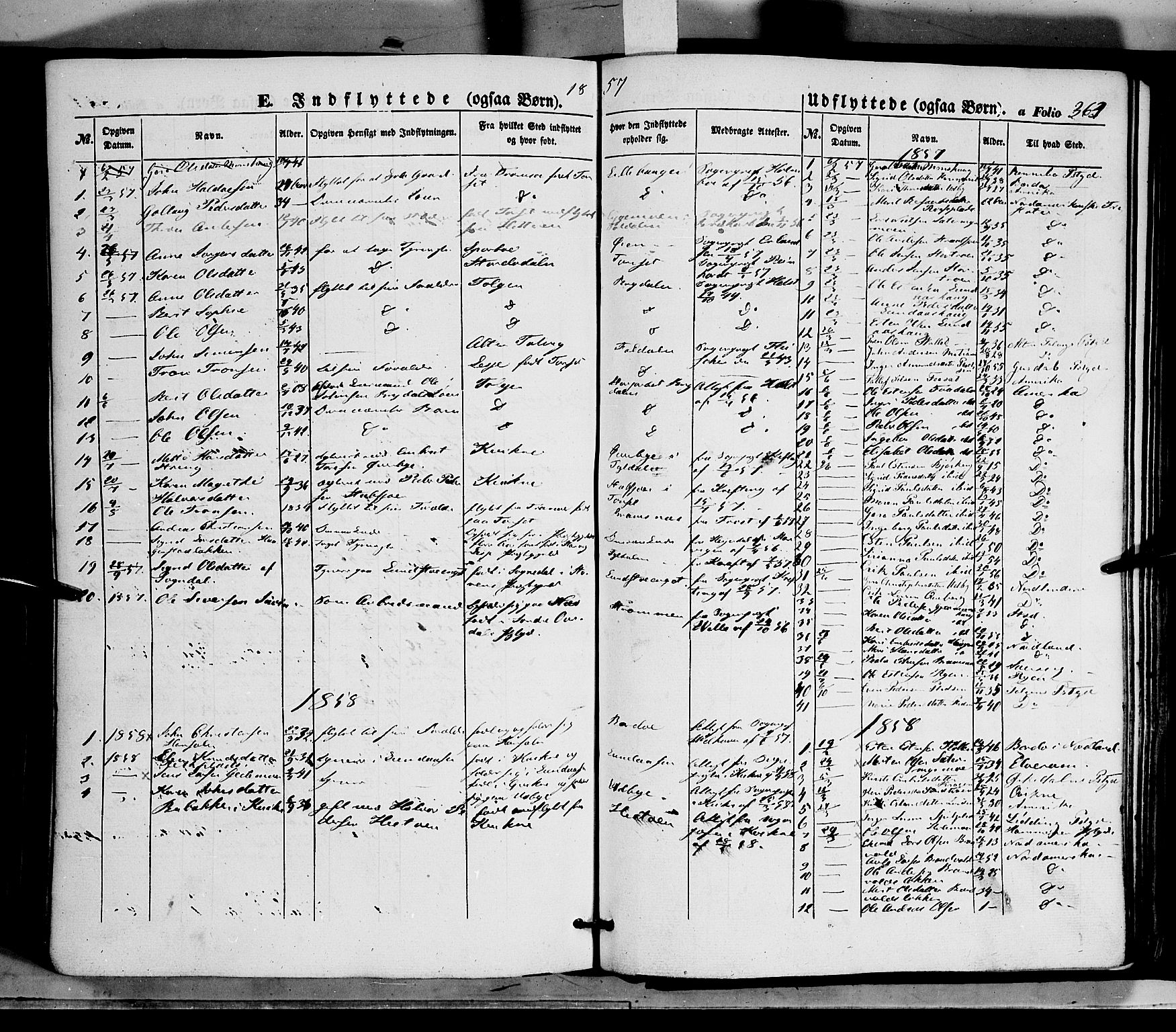 Tynset prestekontor, AV/SAH-PREST-058/H/Ha/Haa/L0020: Ministerialbok nr. 20, 1848-1862, s. 363
