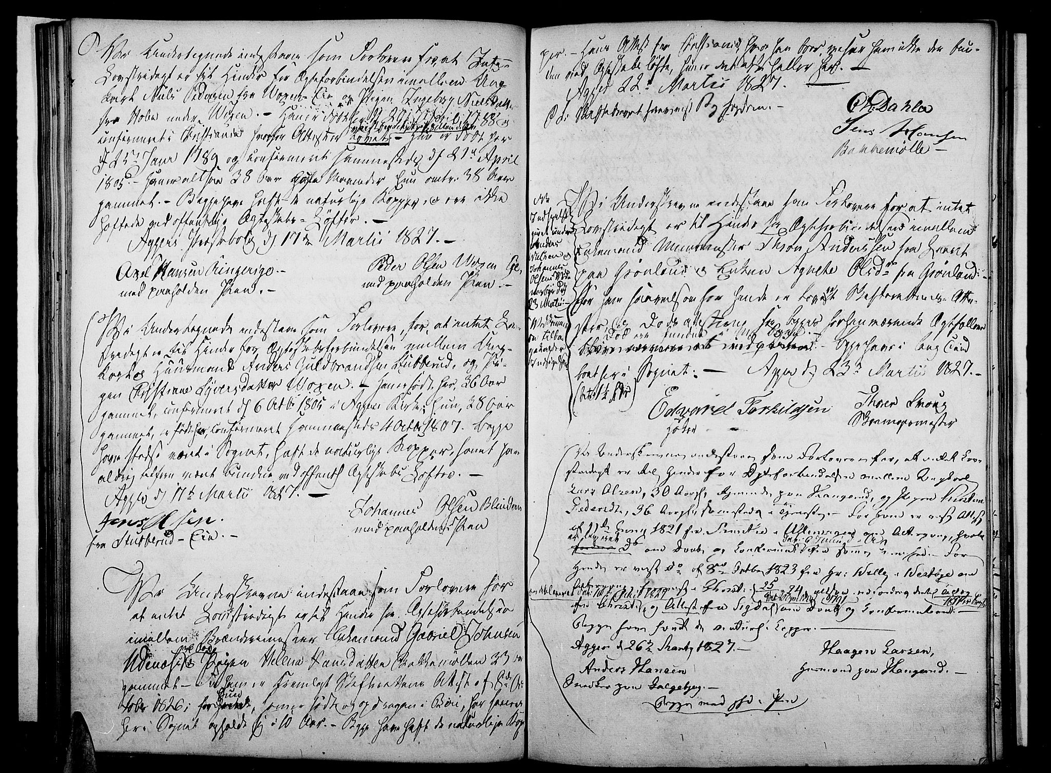 Aker prestekontor kirkebøker, AV/SAO-A-10861/L/L0004: Forlovererklæringer nr. 4, 1778-1831