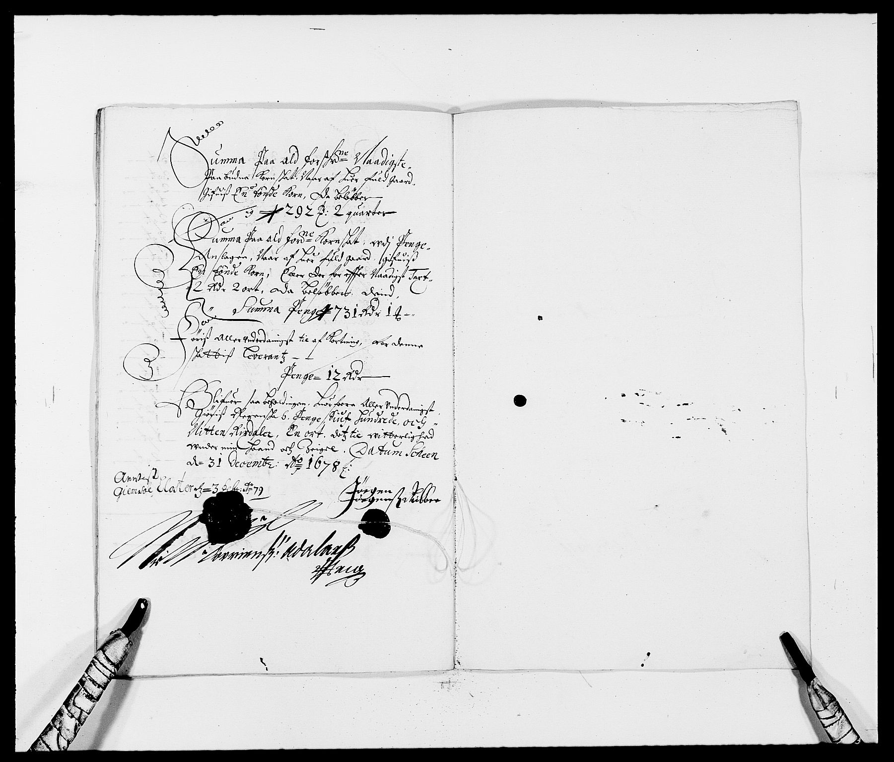 Rentekammeret inntil 1814, Reviderte regnskaper, Fogderegnskap, RA/EA-4092/R34/L2044: Fogderegnskap Bamble, 1678-1679, s. 81