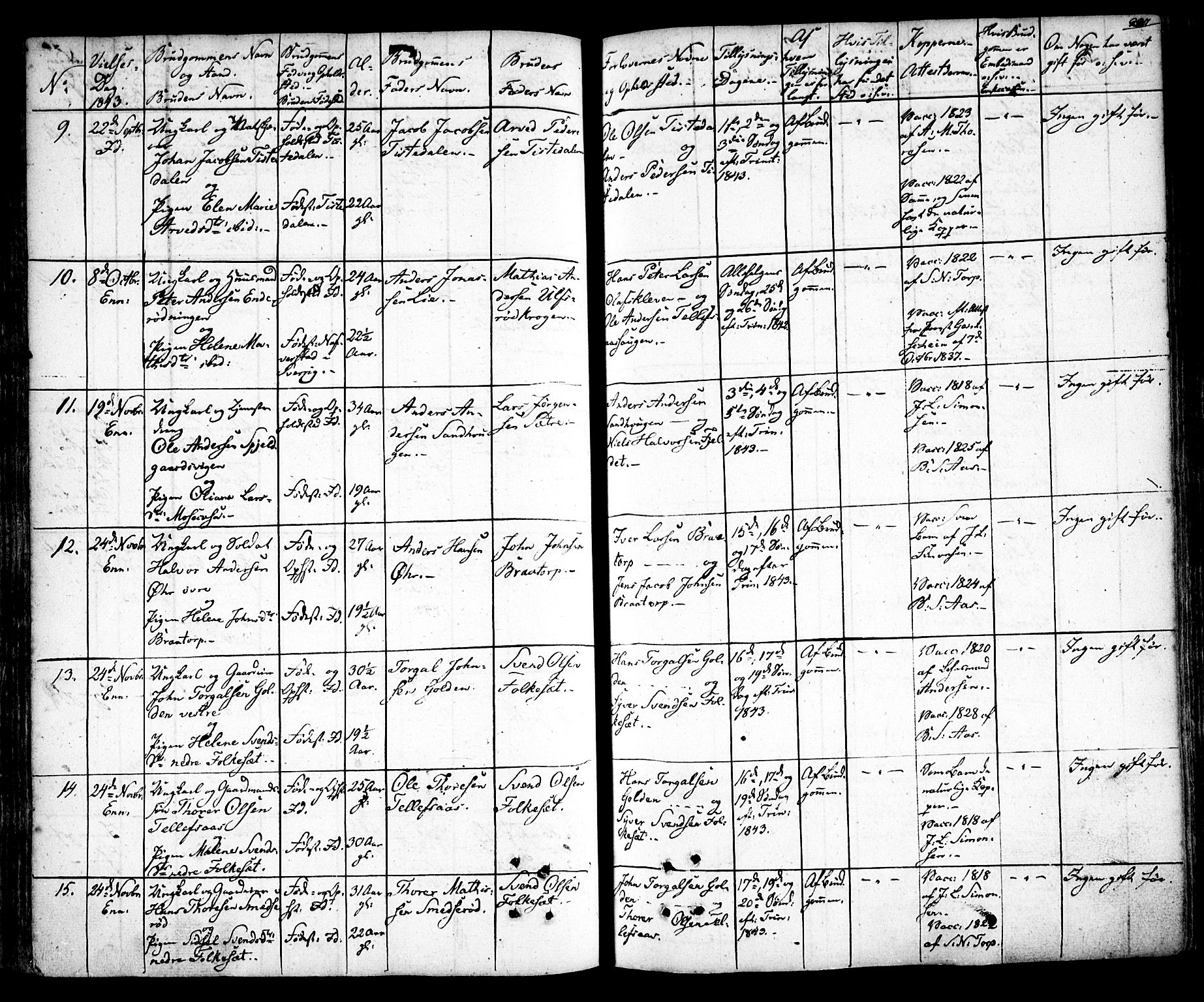 Idd prestekontor Kirkebøker, AV/SAO-A-10911/F/Fc/L0003: Ministerialbok nr. III 3, 1832-1847, s. 237