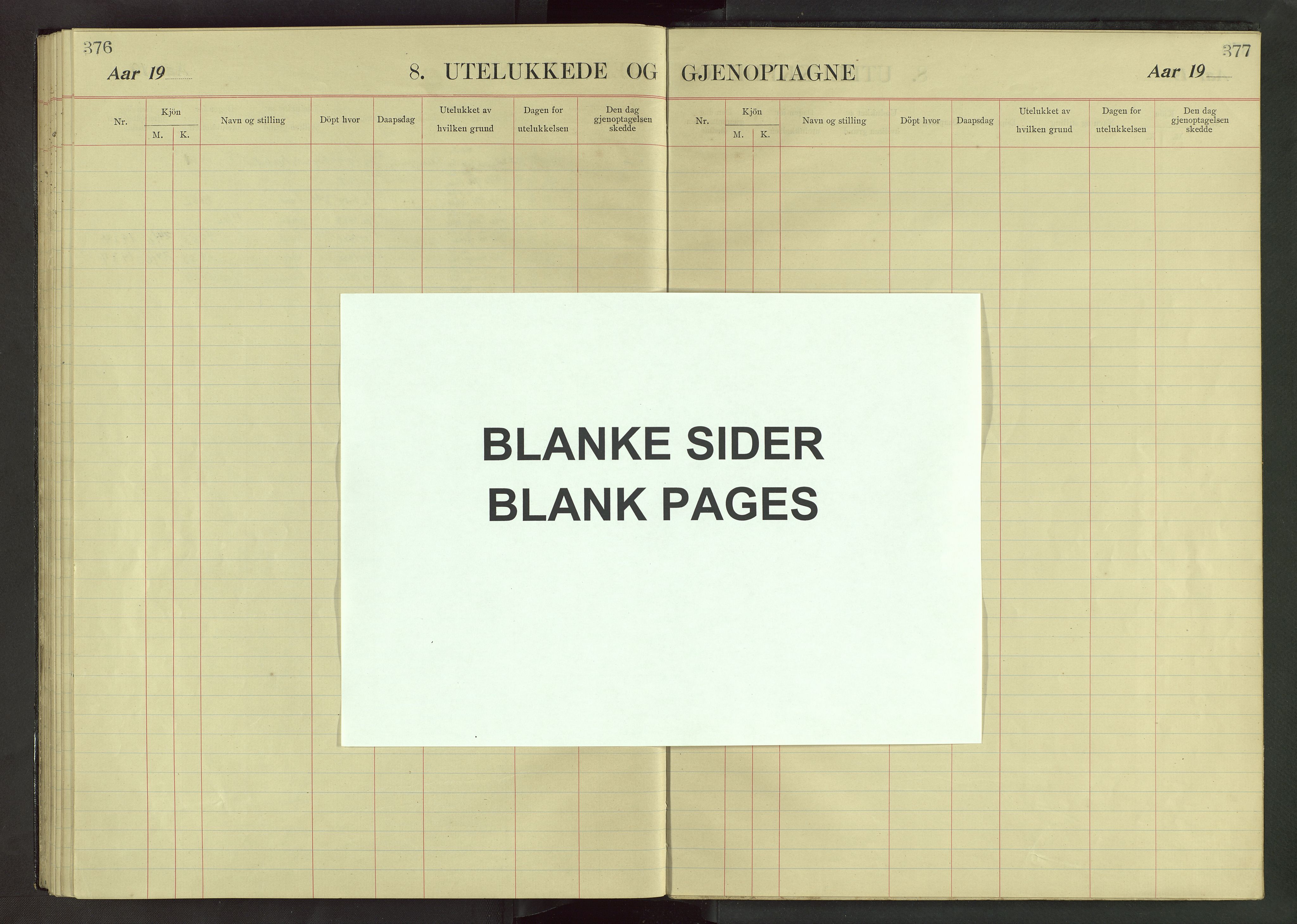 Det Norske Misjonsselskap - utland - Kina (Hunan), VID/MA-A-1065/Dm/L0071: Ministerialbok nr. 109, 1907-1948, s. 376-377