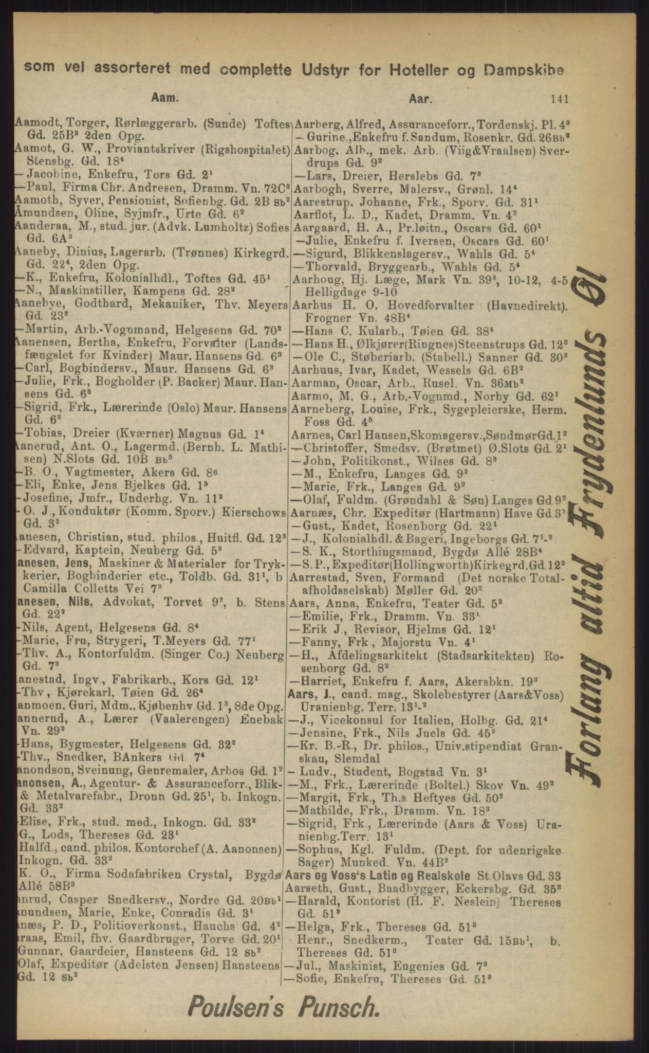 Kristiania/Oslo adressebok, PUBL/-, 1903, s. 141