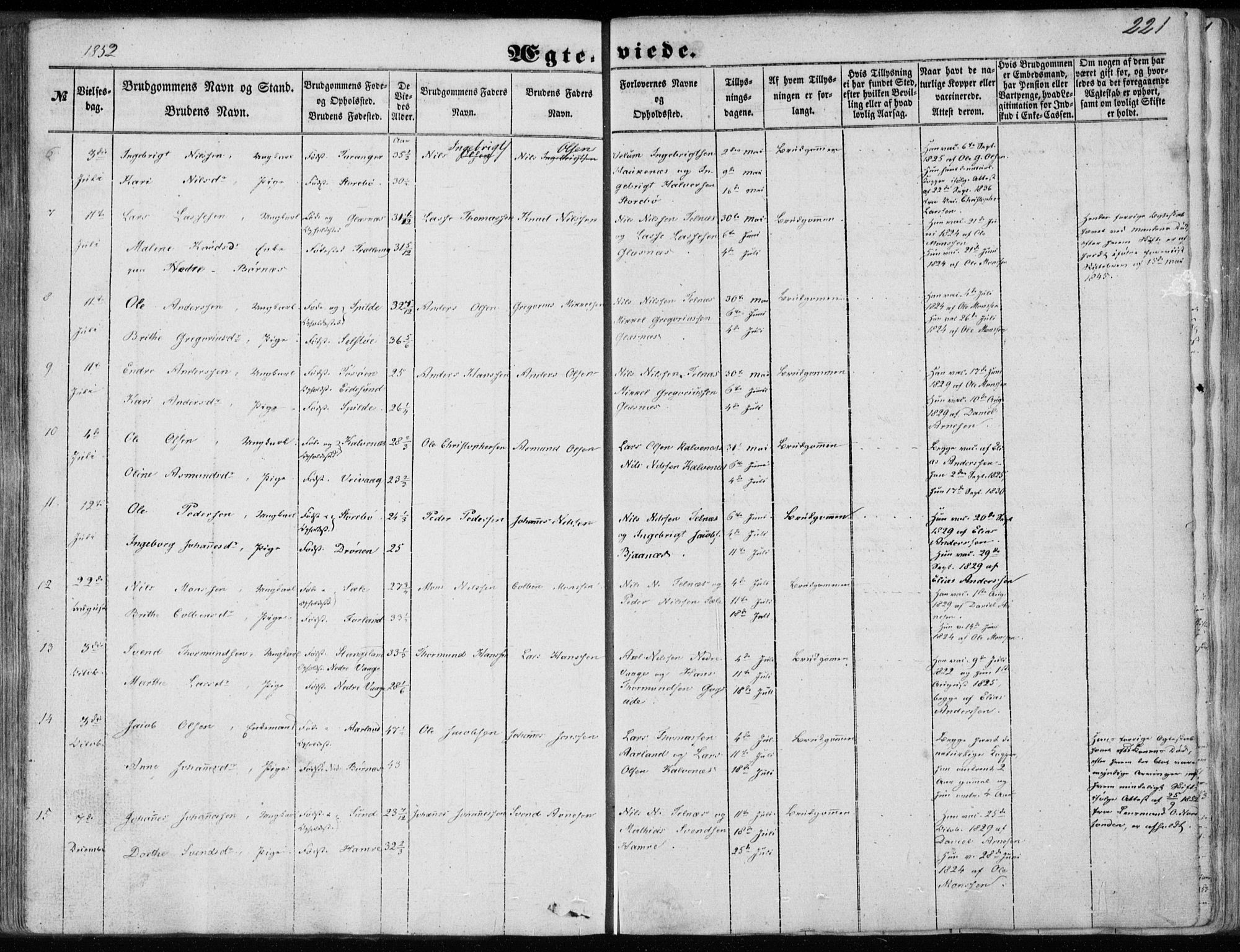 Sund sokneprestembete, AV/SAB-A-99930: Ministerialbok nr. A 14, 1850-1866, s. 221