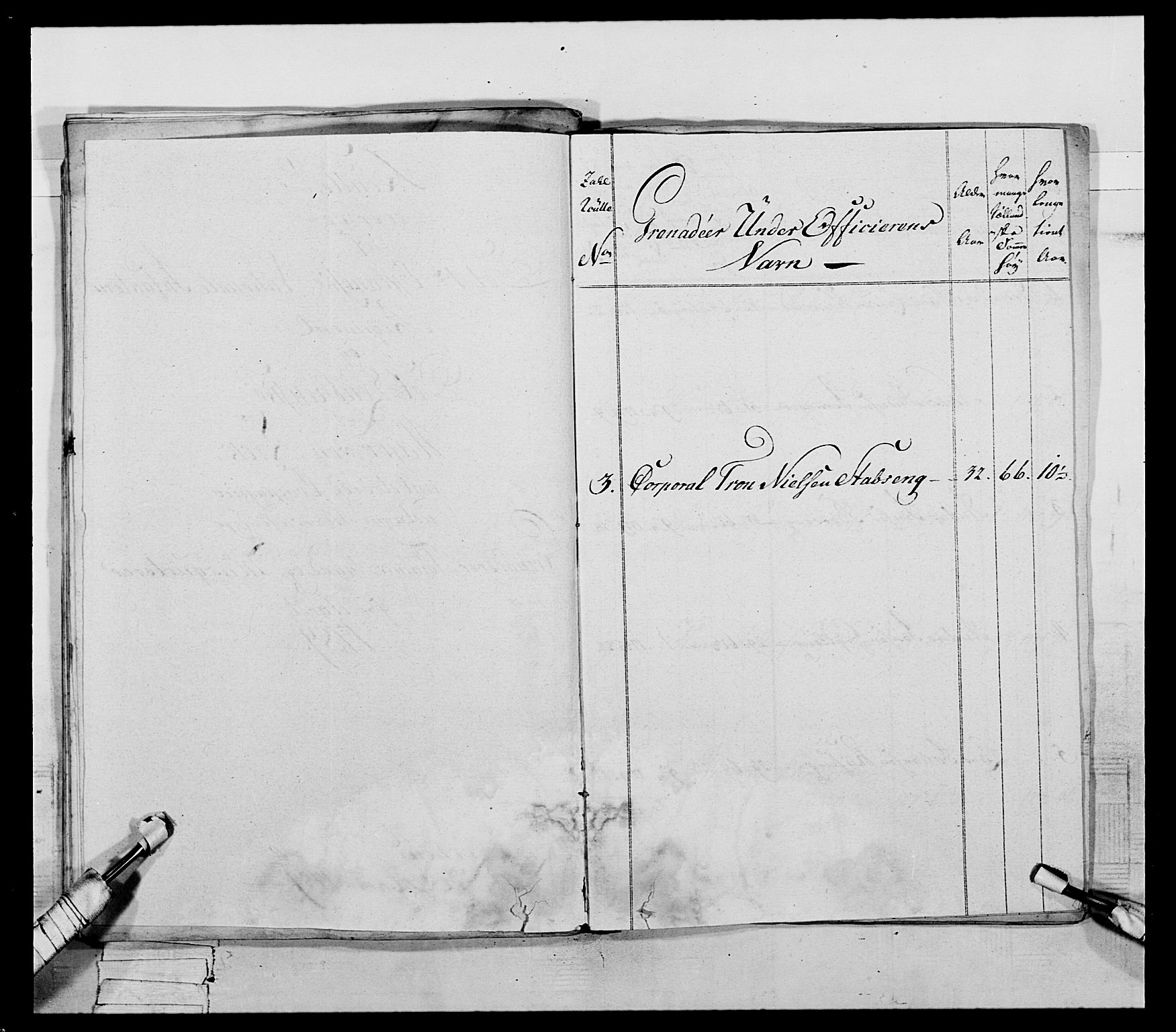 Generalitets- og kommissariatskollegiet, Det kongelige norske kommissariatskollegium, AV/RA-EA-5420/E/Eh/L0061: 1. Opplandske nasjonale infanteriregiment, 1789, s. 140