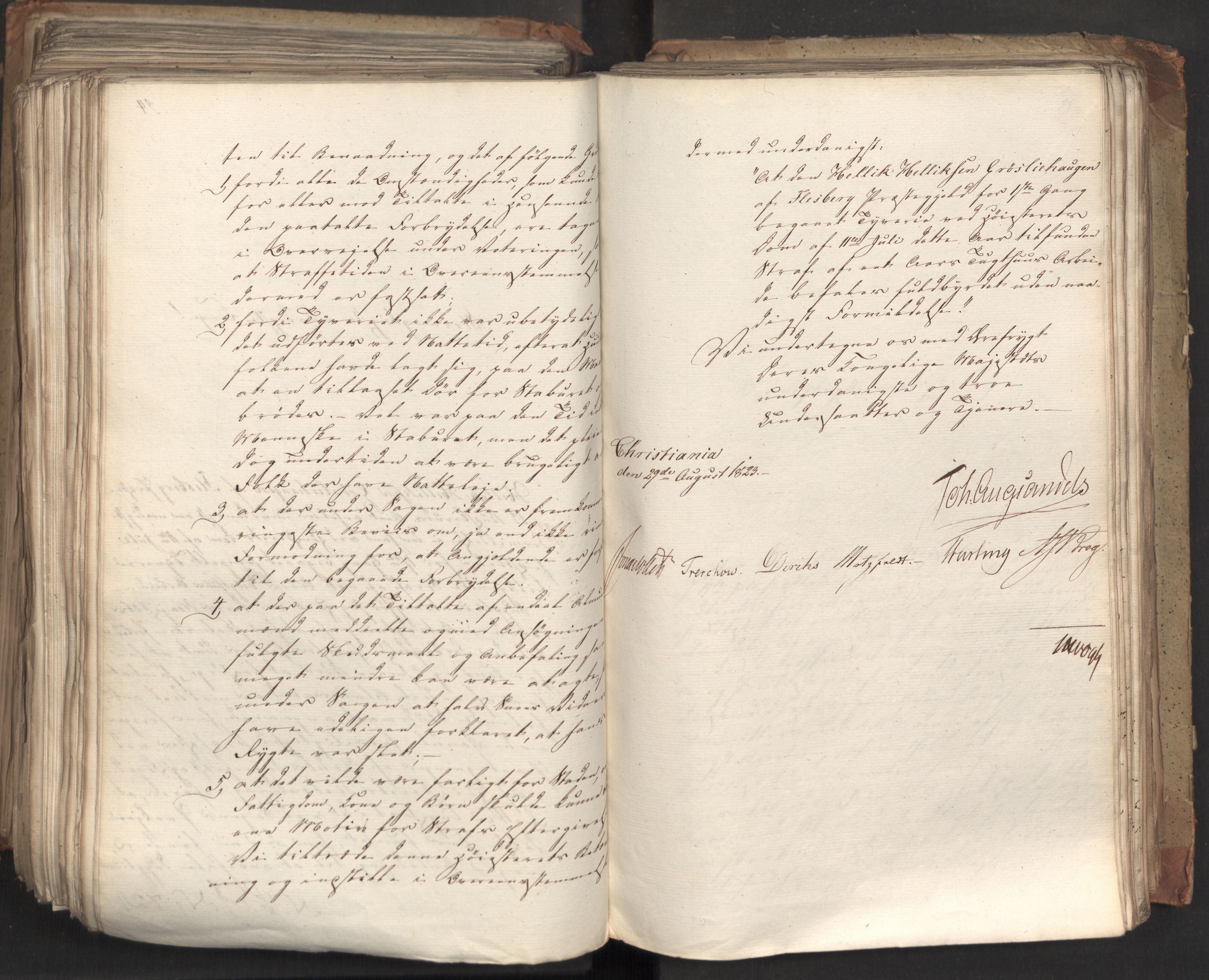 Statsrådsavdelingen i Stockholm, AV/RA-S-1003/D/Da/L0035: Regjeringsinnstillinger nr. 541-840, 1823, s. 499
