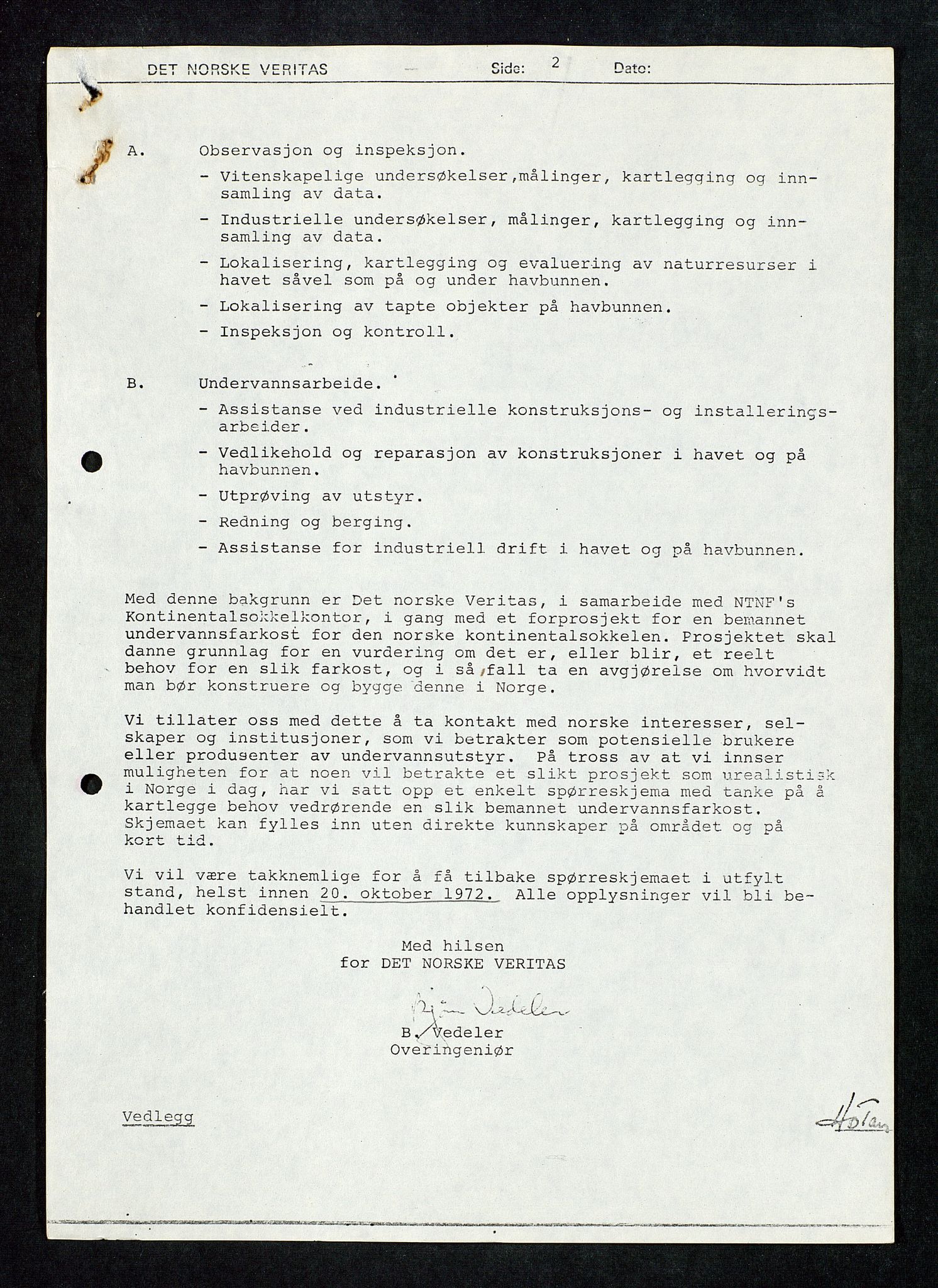 Industridepartementet, Oljekontoret, SAST/A-101348/Da/L0011: Arkivnøkkel 753 - 792 Produksjonsopplegg, boreutstyr, rapporter , målinger, 1966-1972, s. 169