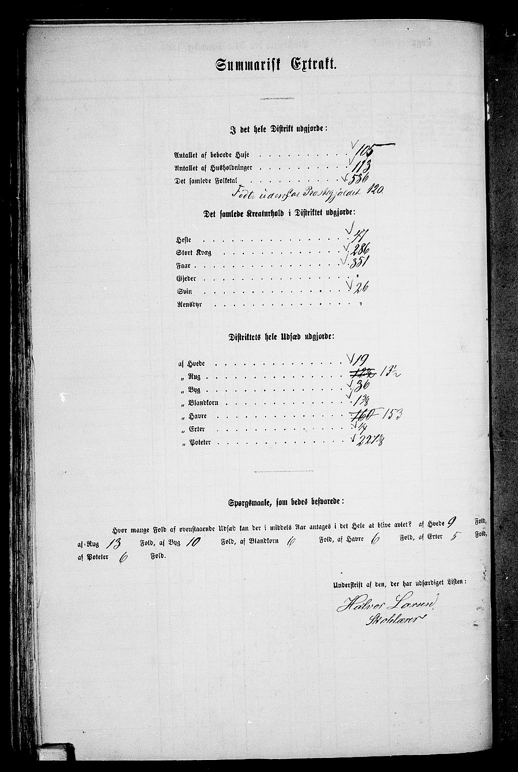 RA, Folketelling 1865 for 0812P Gjerpen prestegjeld, 1865, s. 107