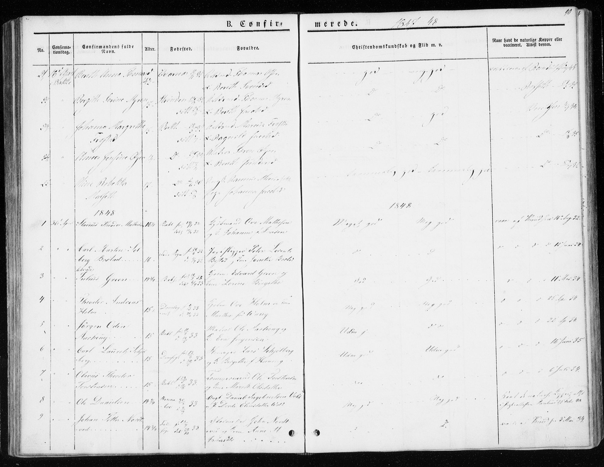 Ministerialprotokoller, klokkerbøker og fødselsregistre - Sør-Trøndelag, SAT/A-1456/604/L0183: Ministerialbok nr. 604A04, 1841-1850, s. 90