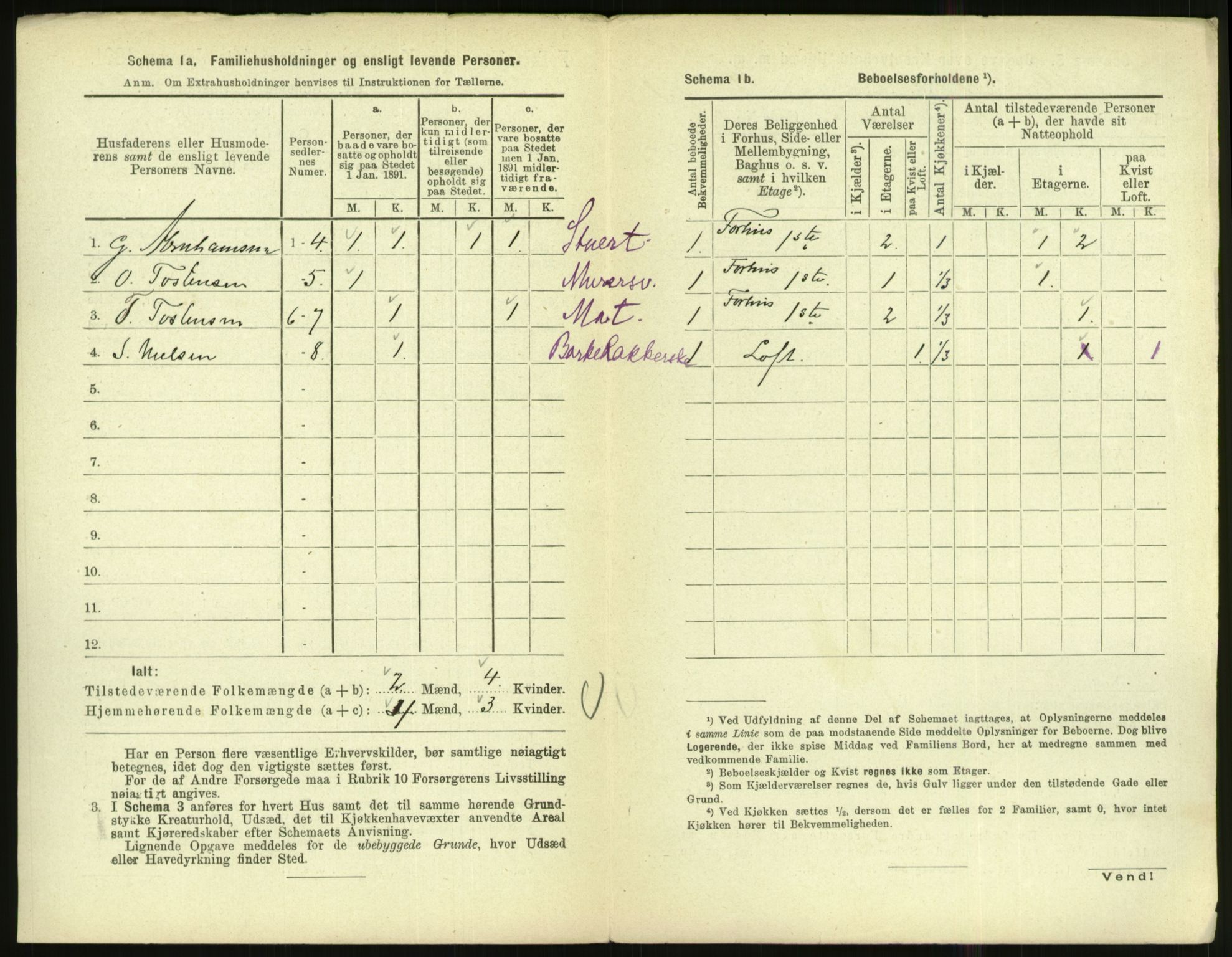 RA, Folketelling 1891 for 1002 Mandal ladested, 1891, s. 892