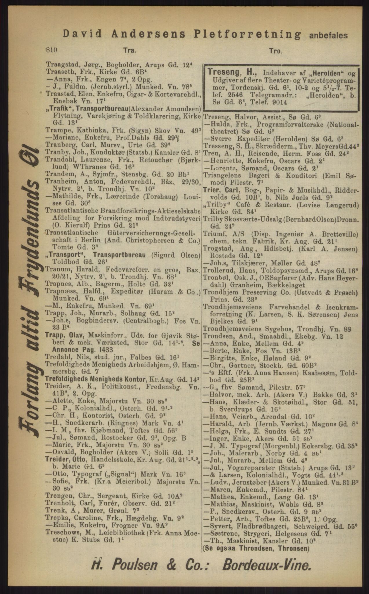 Kristiania/Oslo adressebok, PUBL/-, 1903, s. 810