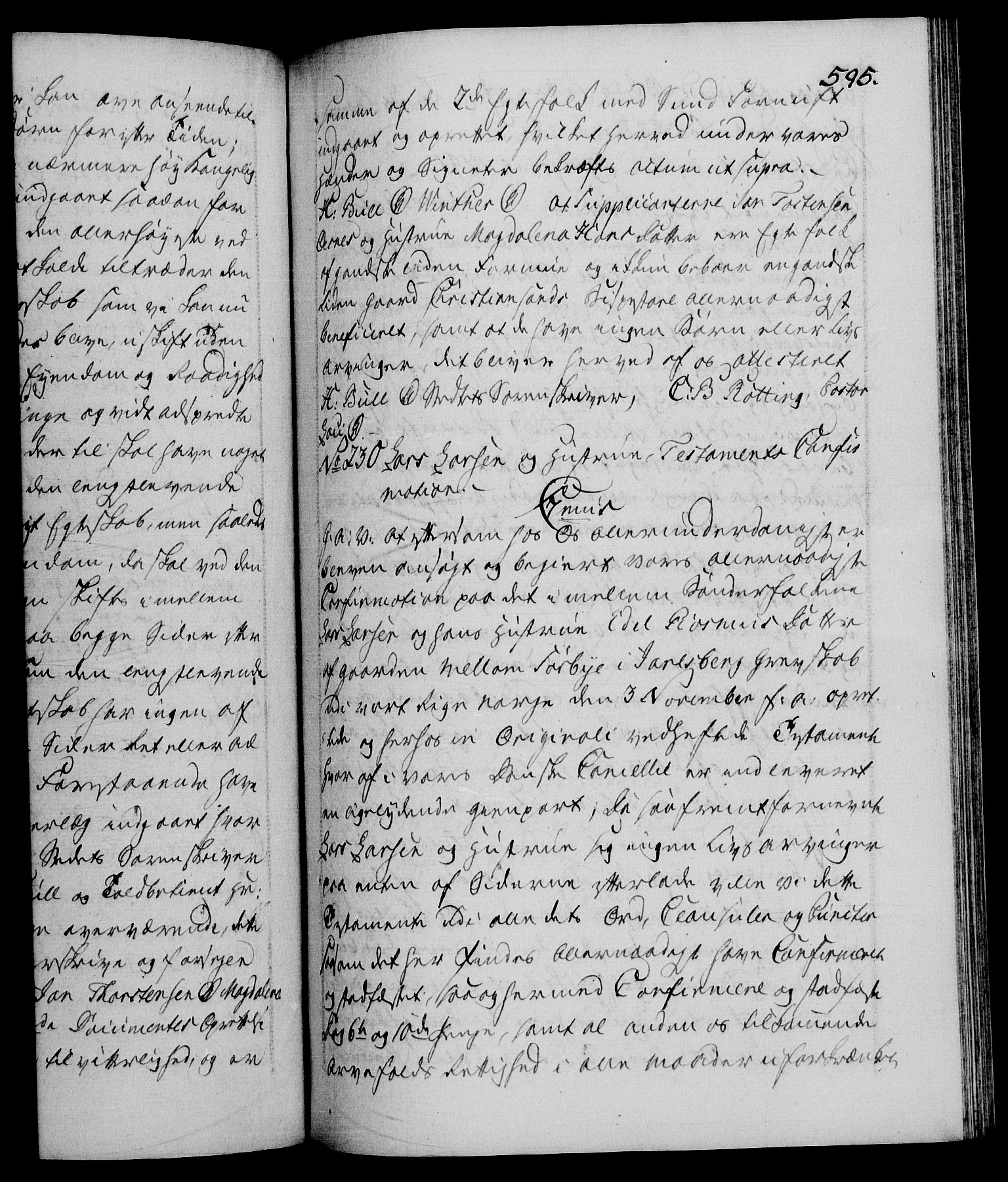 Danske Kanselli 1572-1799, RA/EA-3023/F/Fc/Fca/Fcaa/L0053: Norske registre, 1790-1791, s. 595a