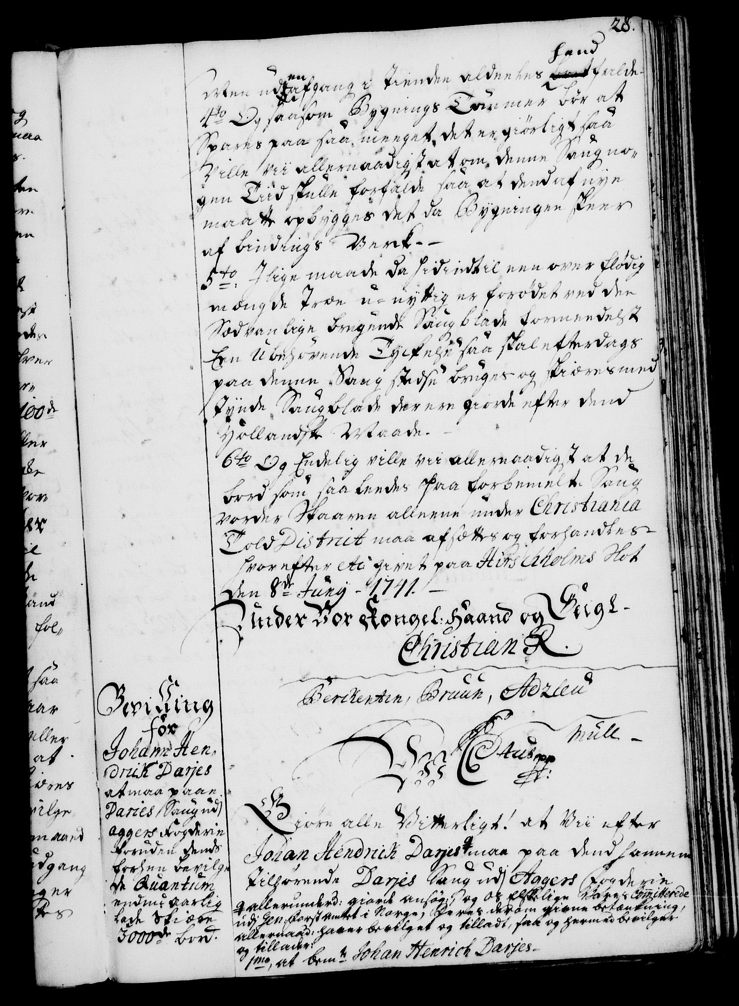 Rentekammeret, Kammerkanselliet, AV/RA-EA-3111/G/Gg/Gga/L0005: Norsk ekspedisjonsprotokoll med register (merket RK 53.5), 1741-1749, s. 28