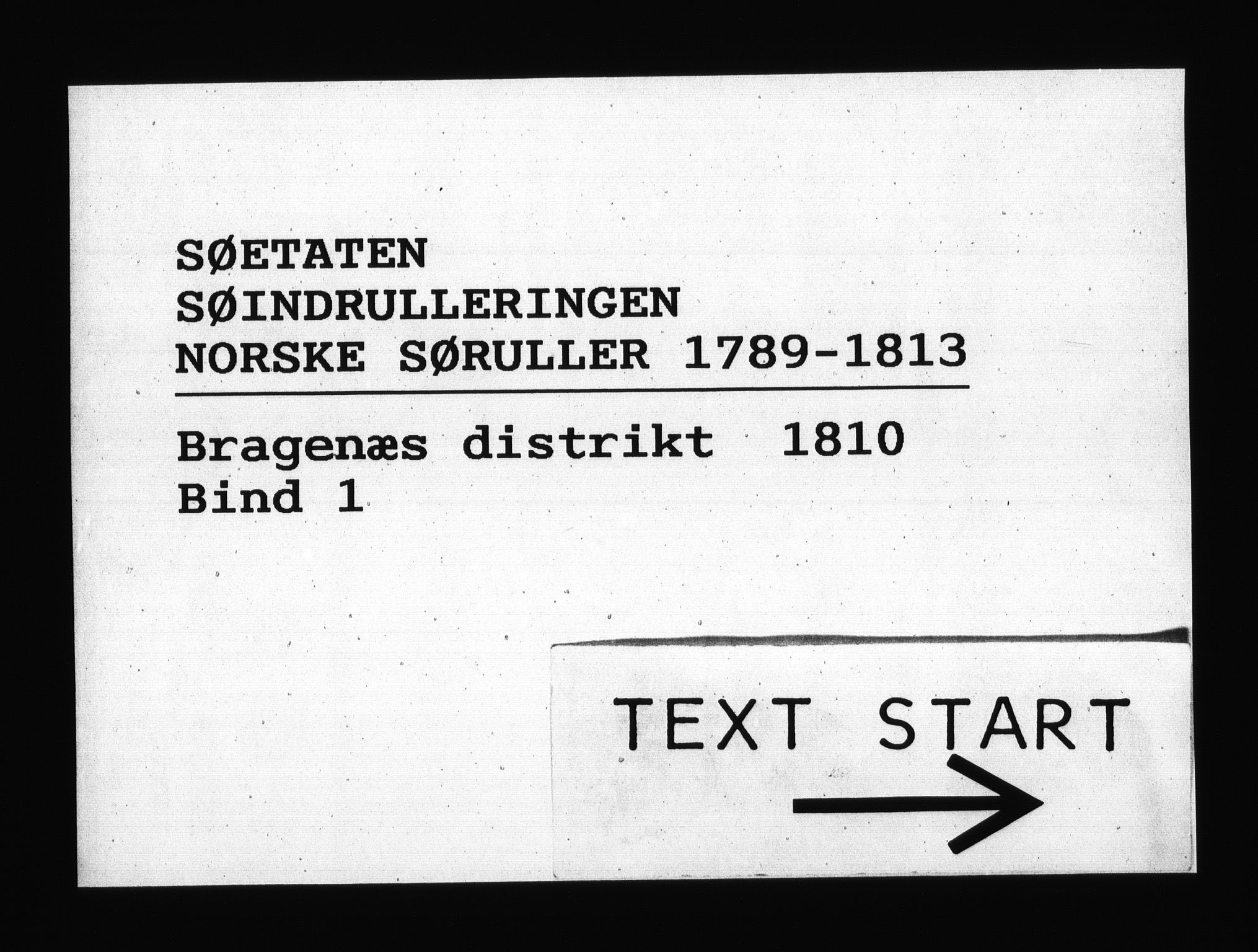 Sjøetaten, AV/RA-EA-3110/F/L0157: Bragernes distrikt, bind 1, 1810