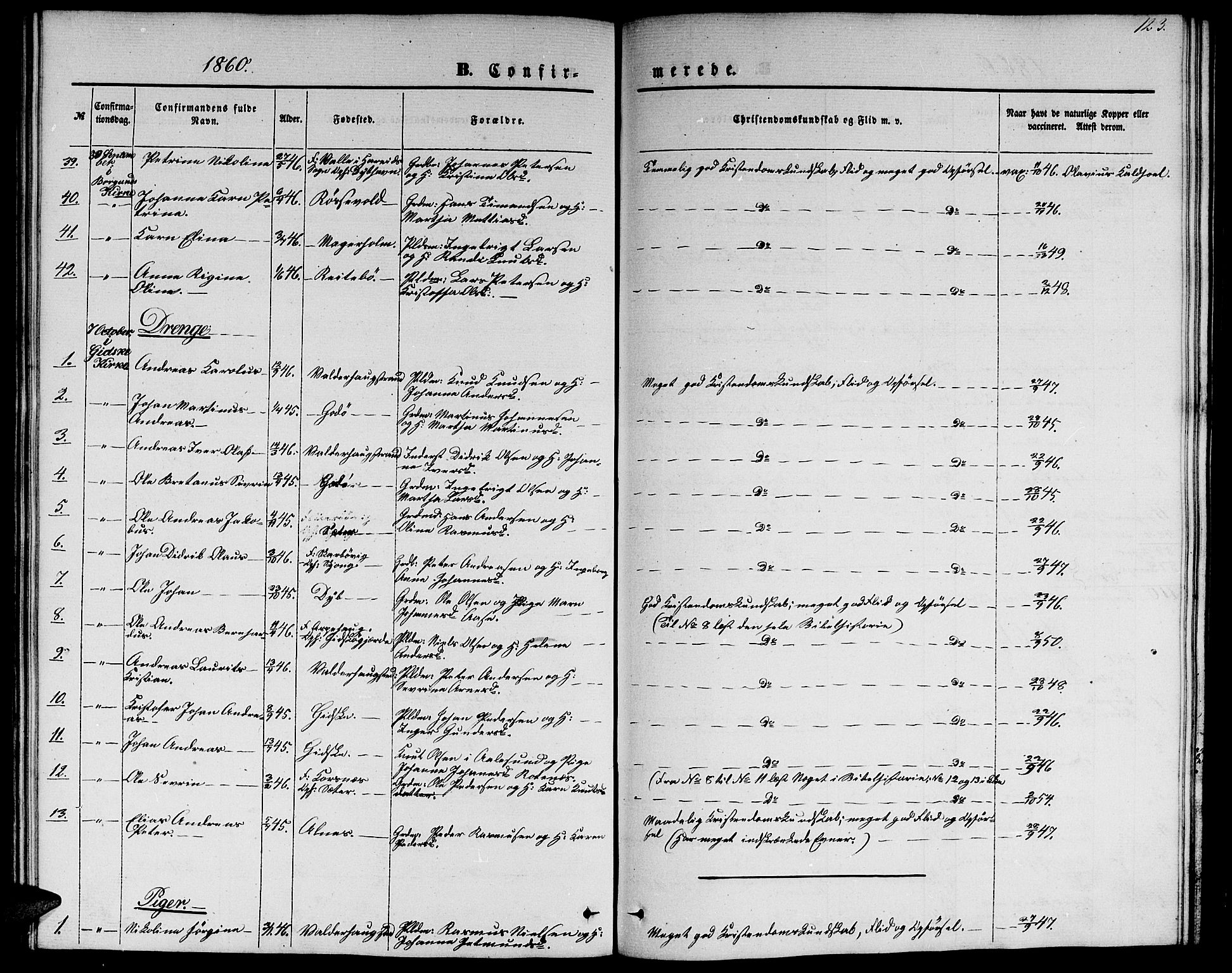 Ministerialprotokoller, klokkerbøker og fødselsregistre - Møre og Romsdal, AV/SAT-A-1454/528/L0427: Klokkerbok nr. 528C08, 1855-1864, s. 123