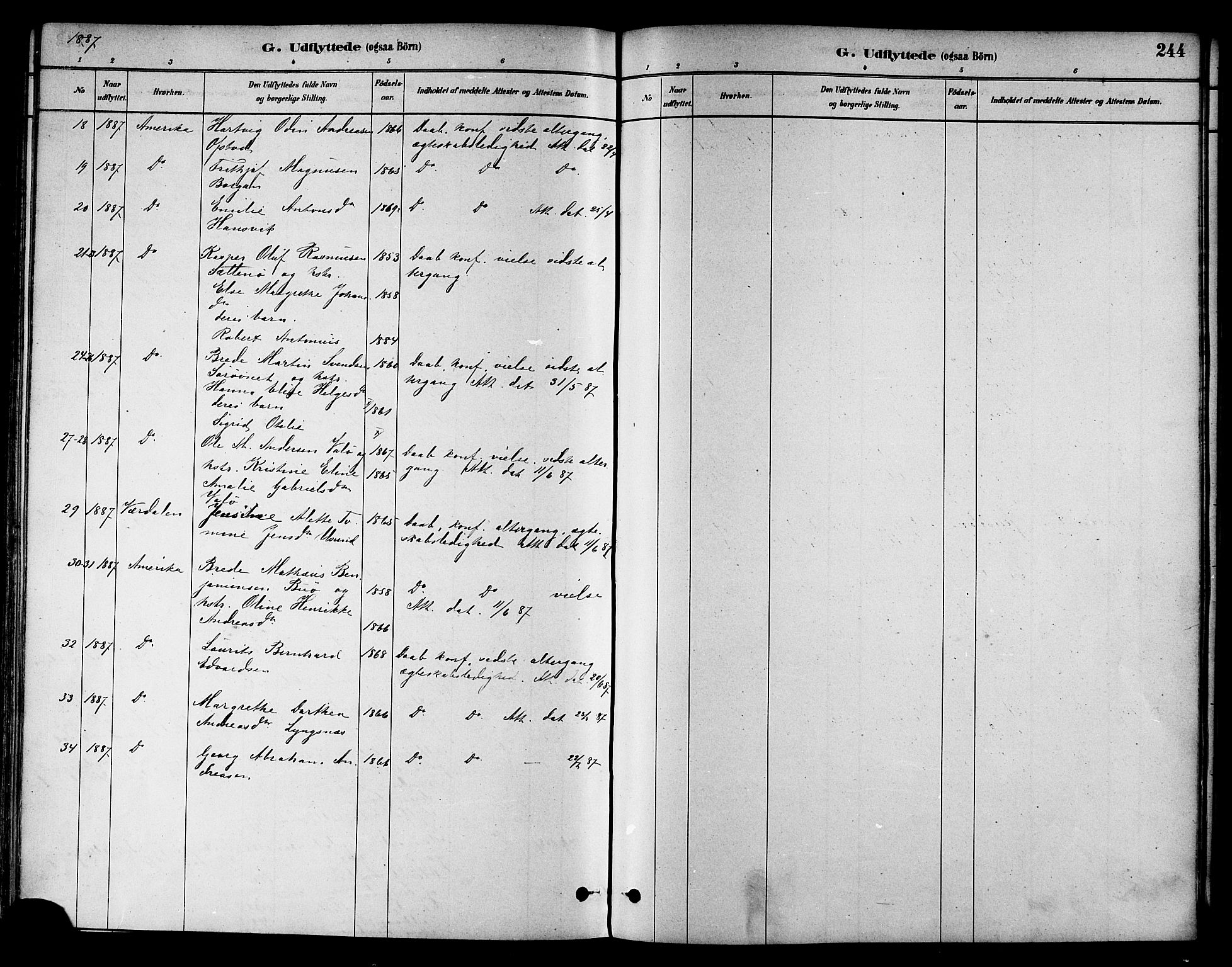 Ministerialprotokoller, klokkerbøker og fødselsregistre - Nord-Trøndelag, SAT/A-1458/786/L0686: Ministerialbok nr. 786A02, 1880-1887, s. 244