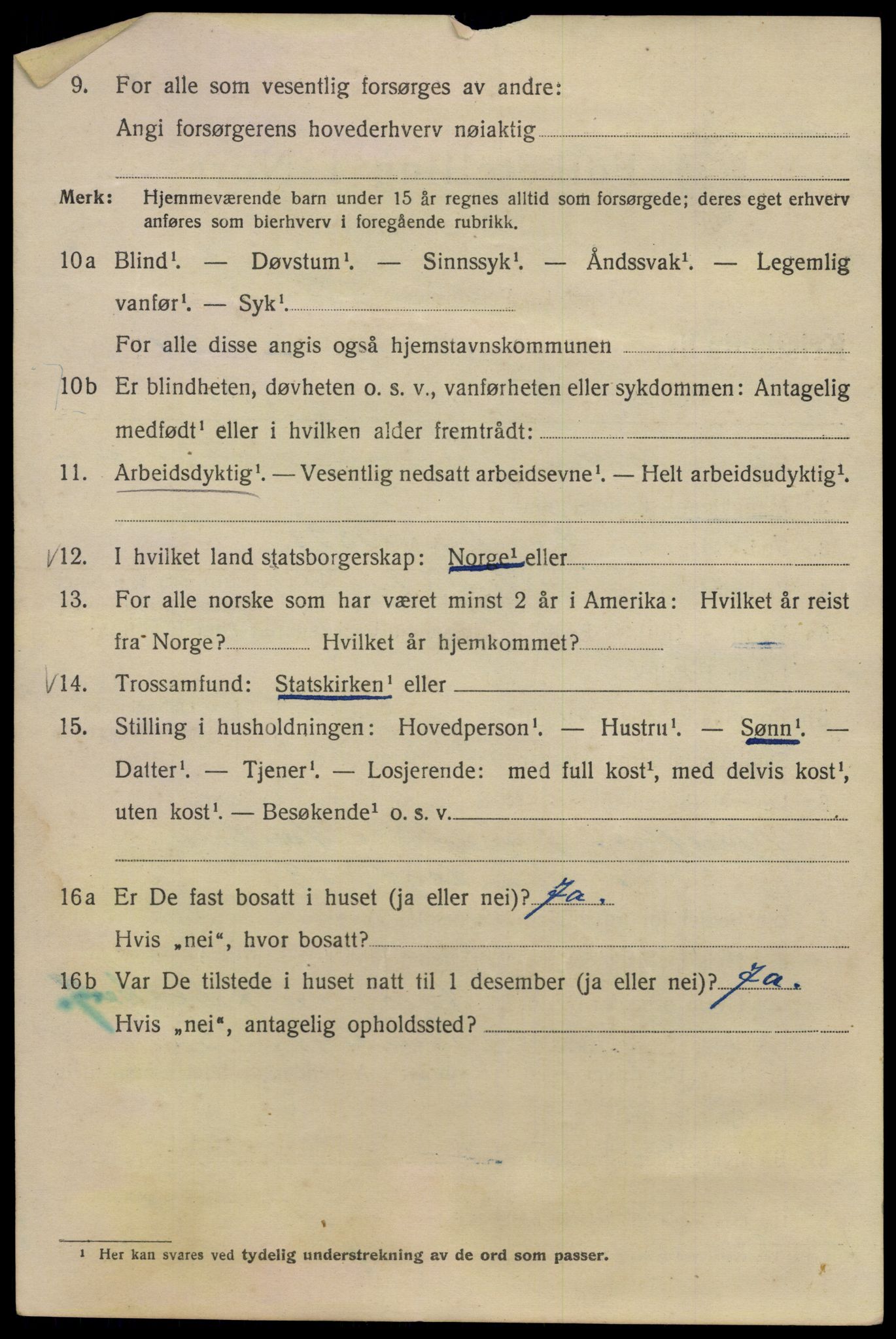 SAO, Folketelling 1920 for 0301 Kristiania kjøpstad, 1920, s. 251392