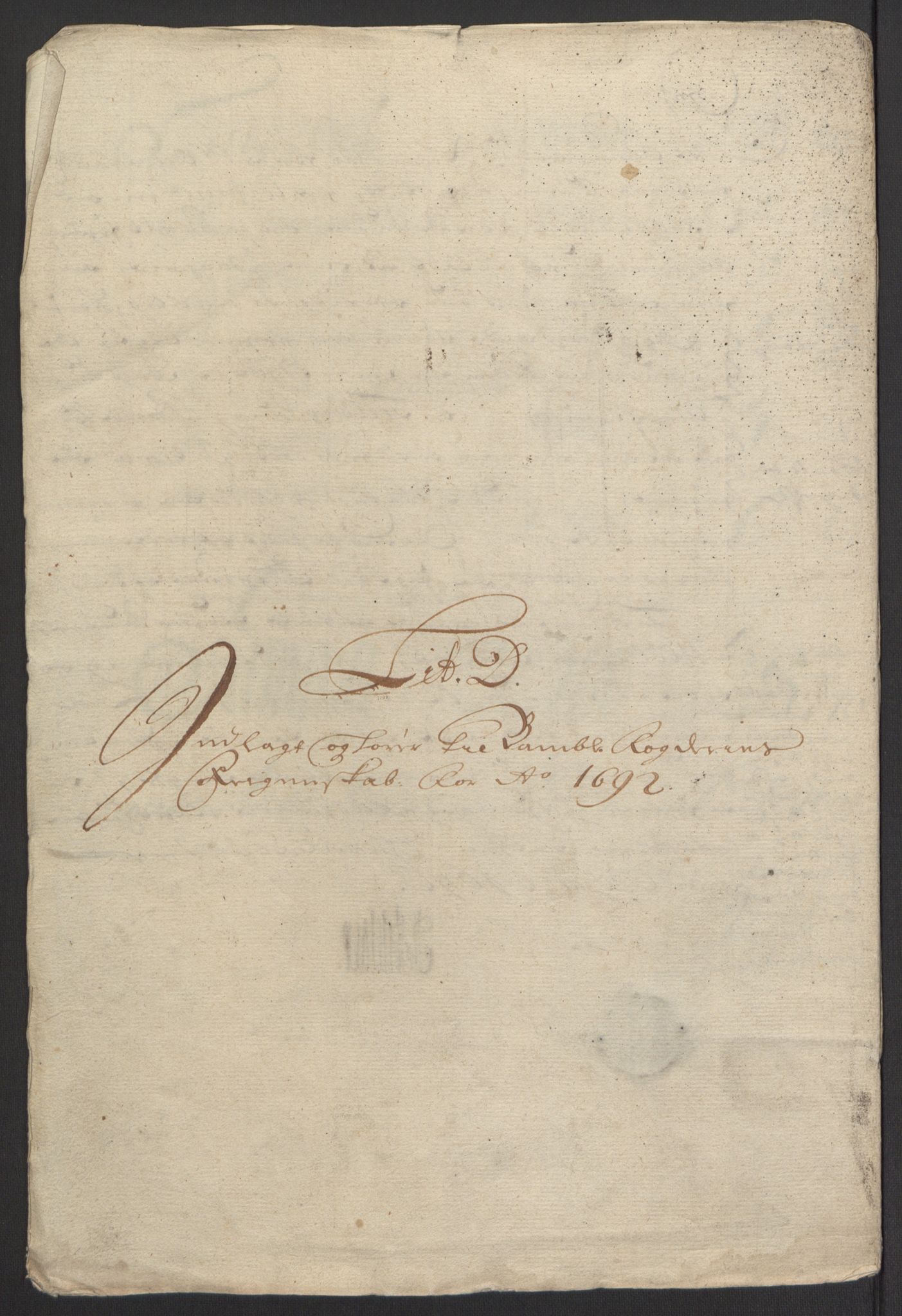 Rentekammeret inntil 1814, Reviderte regnskaper, Fogderegnskap, RA/EA-4092/R34/L2052: Fogderegnskap Bamble, 1692-1693, s. 62