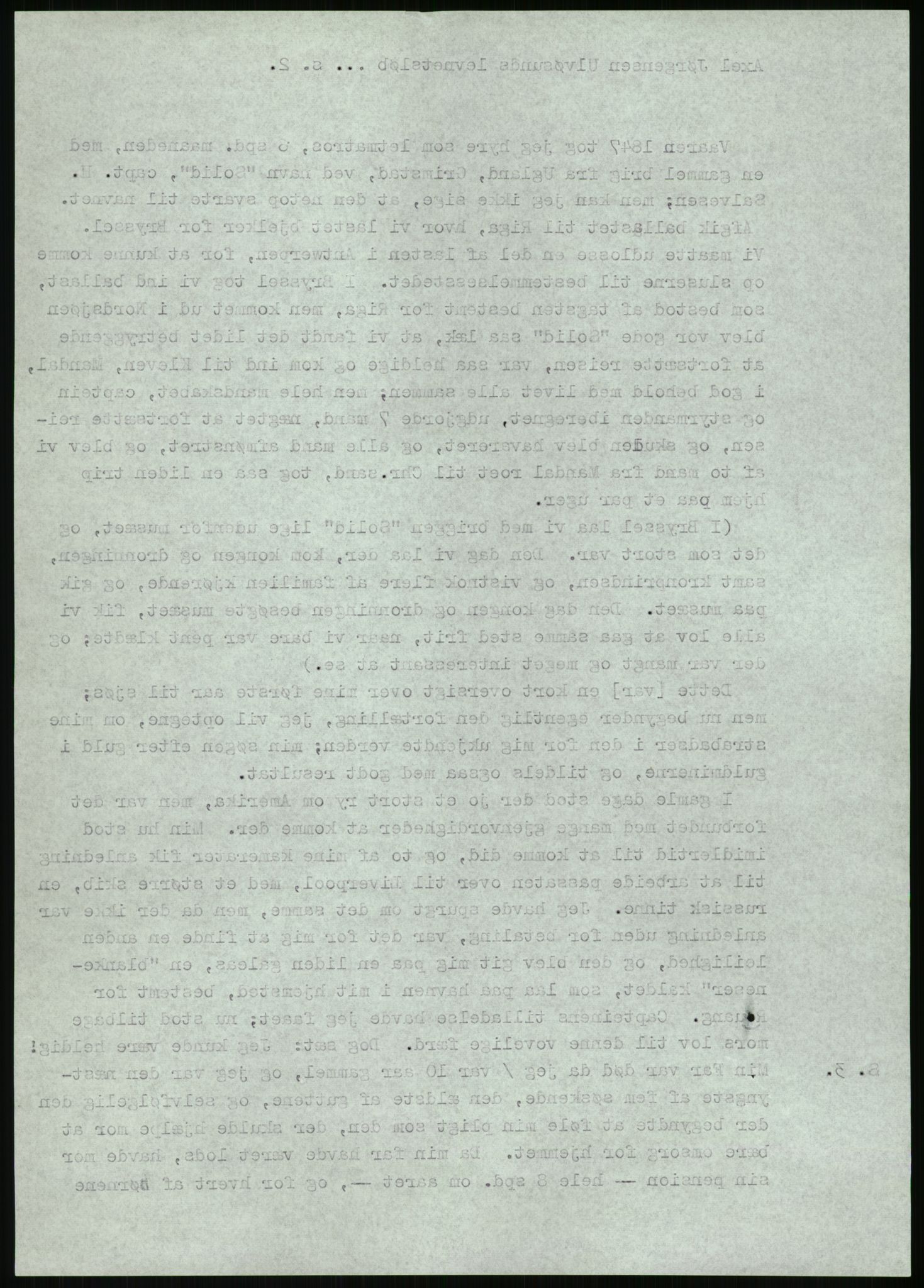 Samlinger til kildeutgivelse, Amerikabrevene, AV/RA-EA-4057/F/L0026: Innlån fra Aust-Agder: Aust-Agder-Arkivet - Erickson, 1838-1914, s. 596