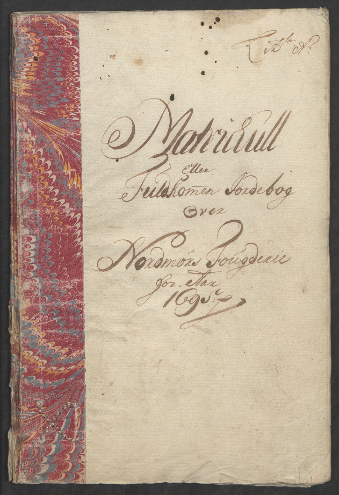 Rentekammeret inntil 1814, Reviderte regnskaper, Fogderegnskap, RA/EA-4092/R56/L3736: Fogderegnskap Nordmøre, 1694-1696, s. 191