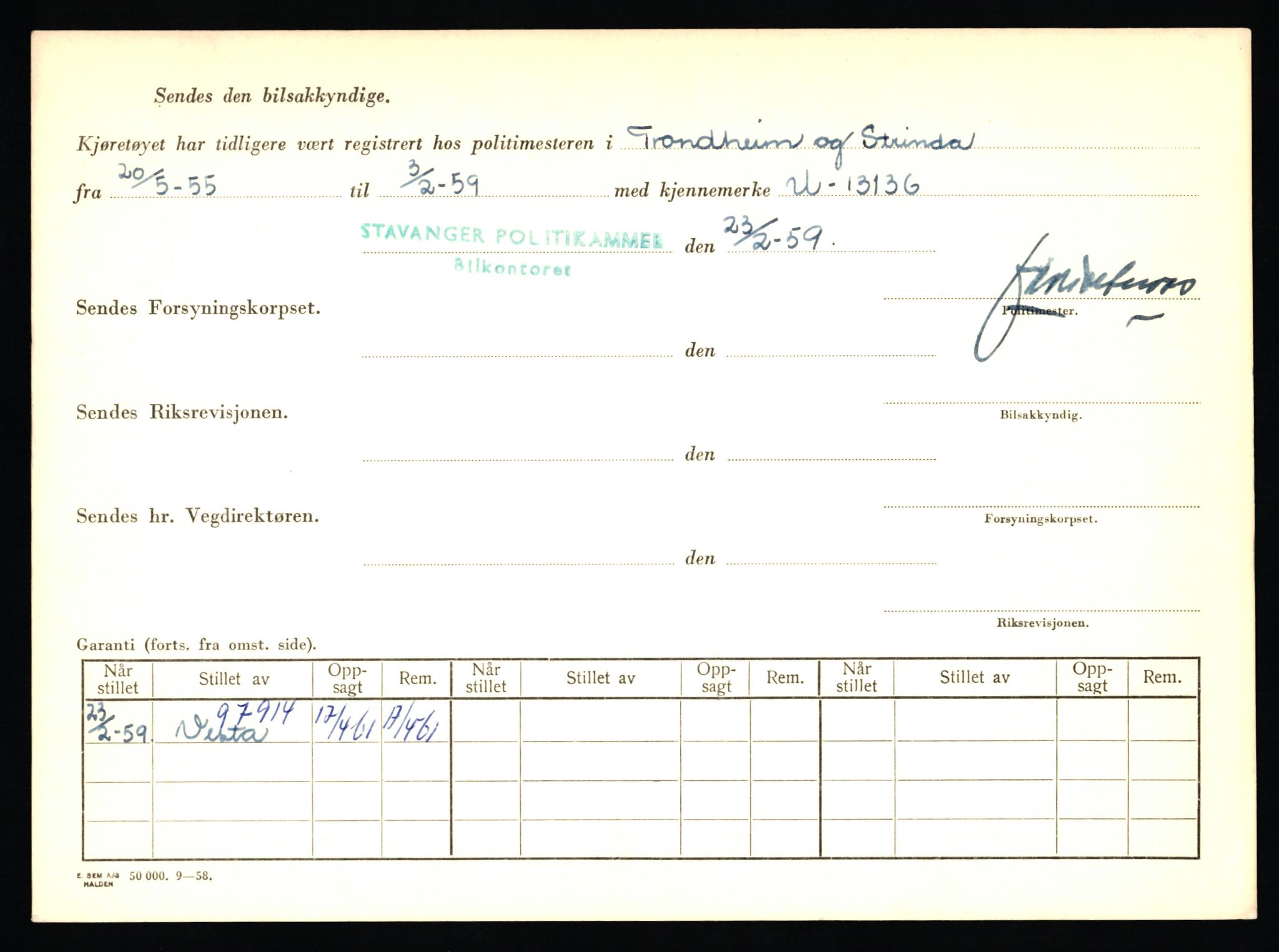 Stavanger trafikkstasjon, SAST/A-101942/0/F/L0008: L-2550 - L-2999, 1930-1971, s. 1730