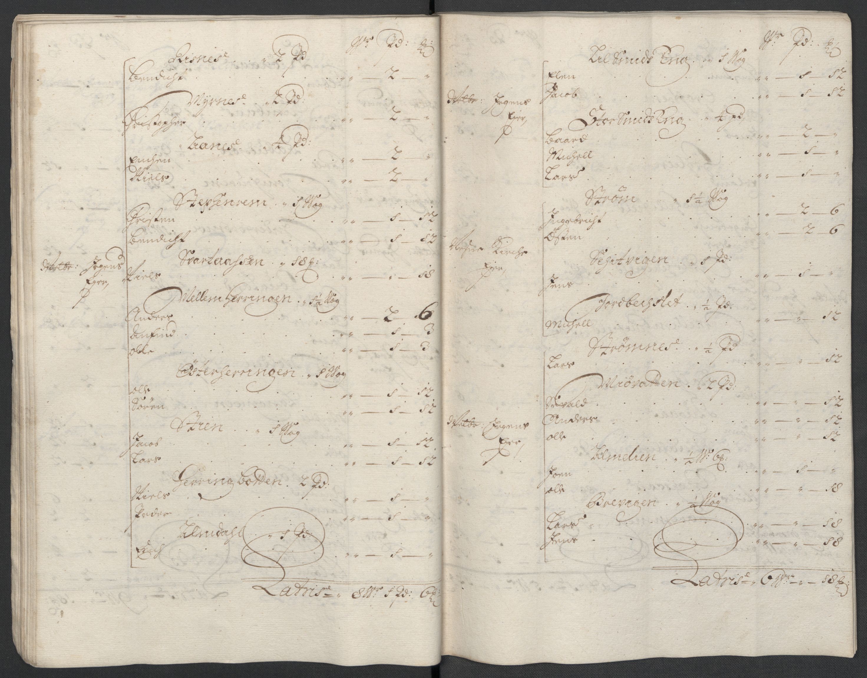 Rentekammeret inntil 1814, Reviderte regnskaper, Fogderegnskap, RA/EA-4092/R65/L4506: Fogderegnskap Helgeland, 1697-1698, s. 52
