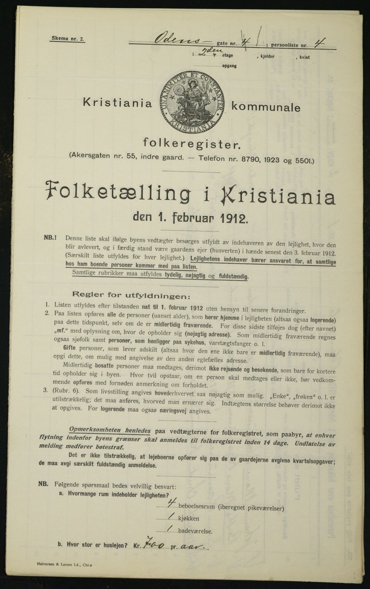 OBA, Kommunal folketelling 1.2.1912 for Kristiania, 1912, s. 75182