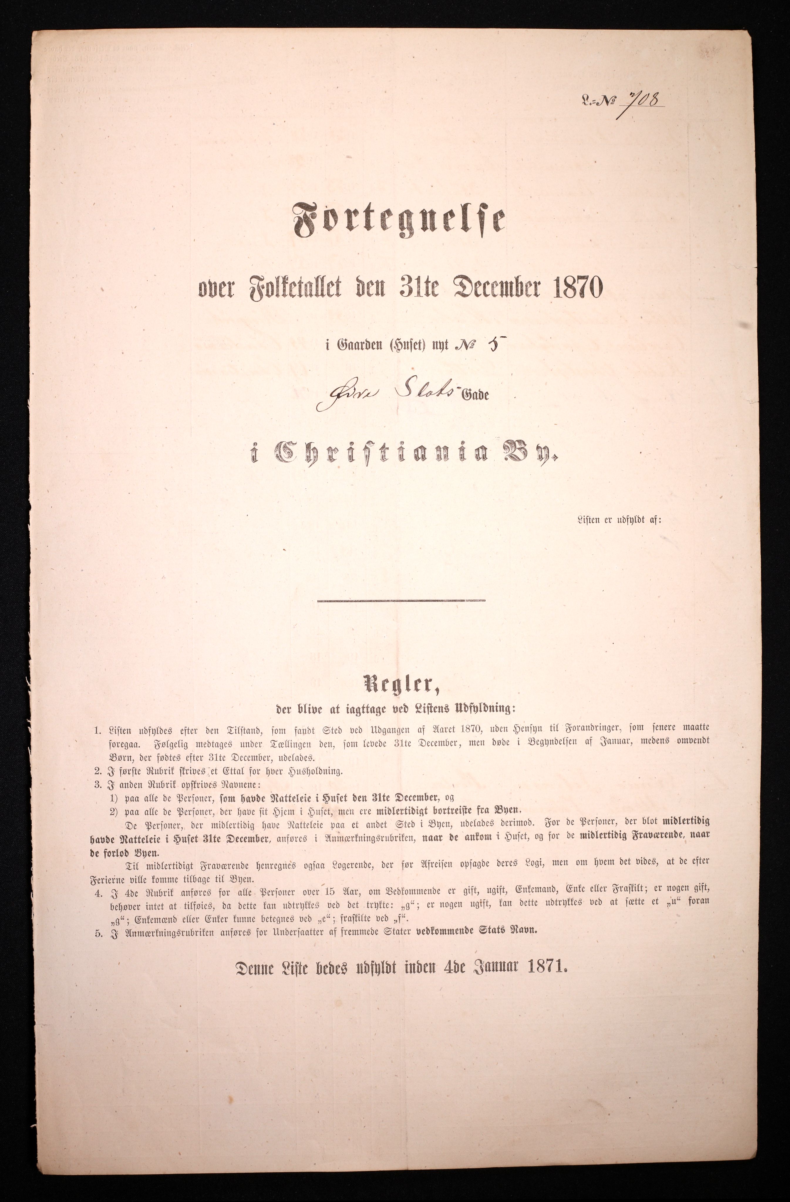 RA, Folketelling 1870 for 0301 Kristiania kjøpstad, 1870, s. 4695