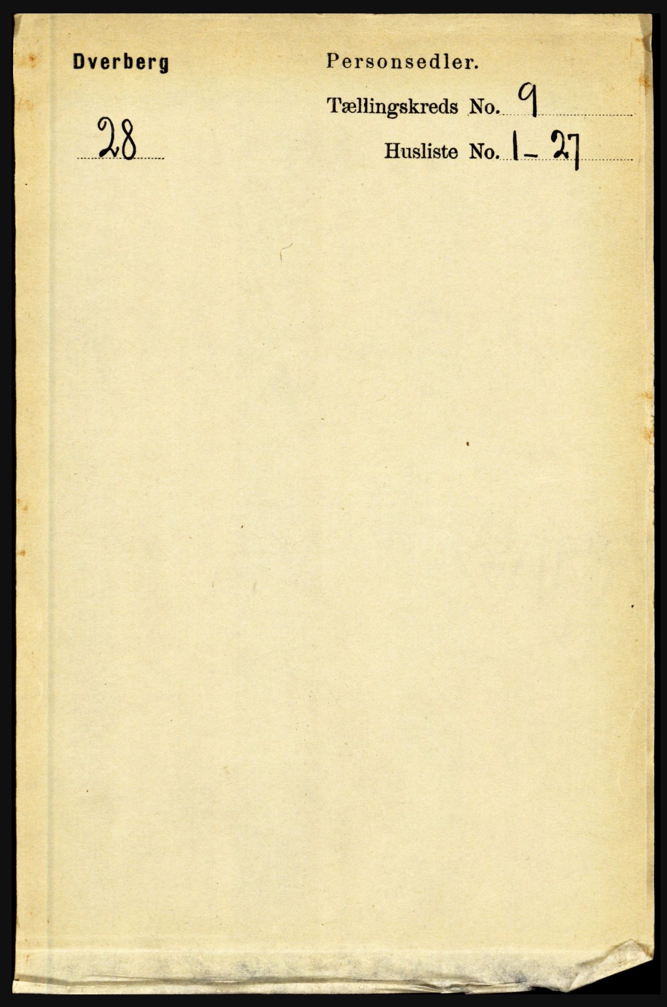RA, Folketelling 1891 for 1872 Dverberg herred, 1891, s. 3529