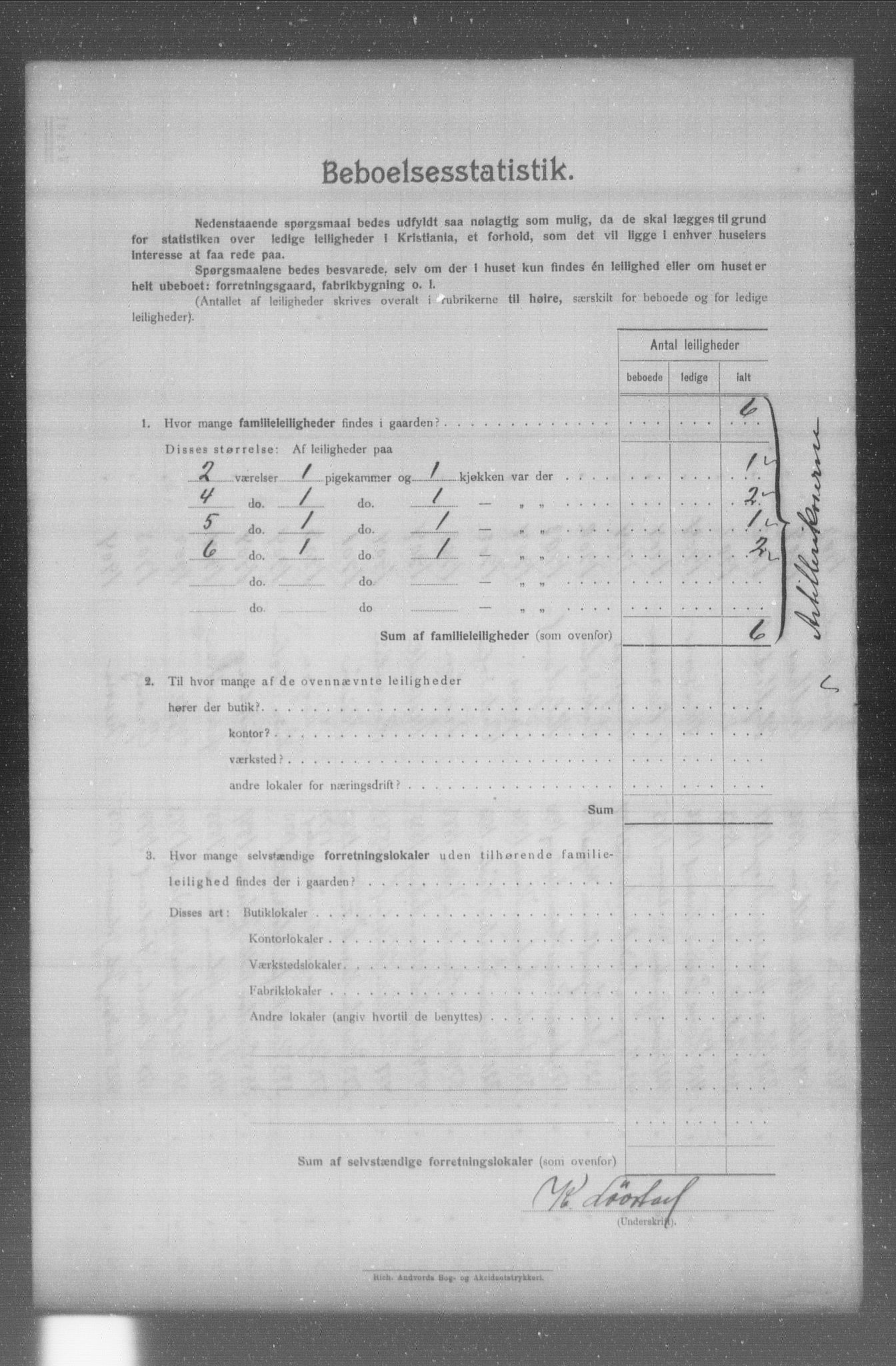 OBA, Kommunal folketelling 31.12.1904 for Kristiania kjøpstad, 1904, s. 16435