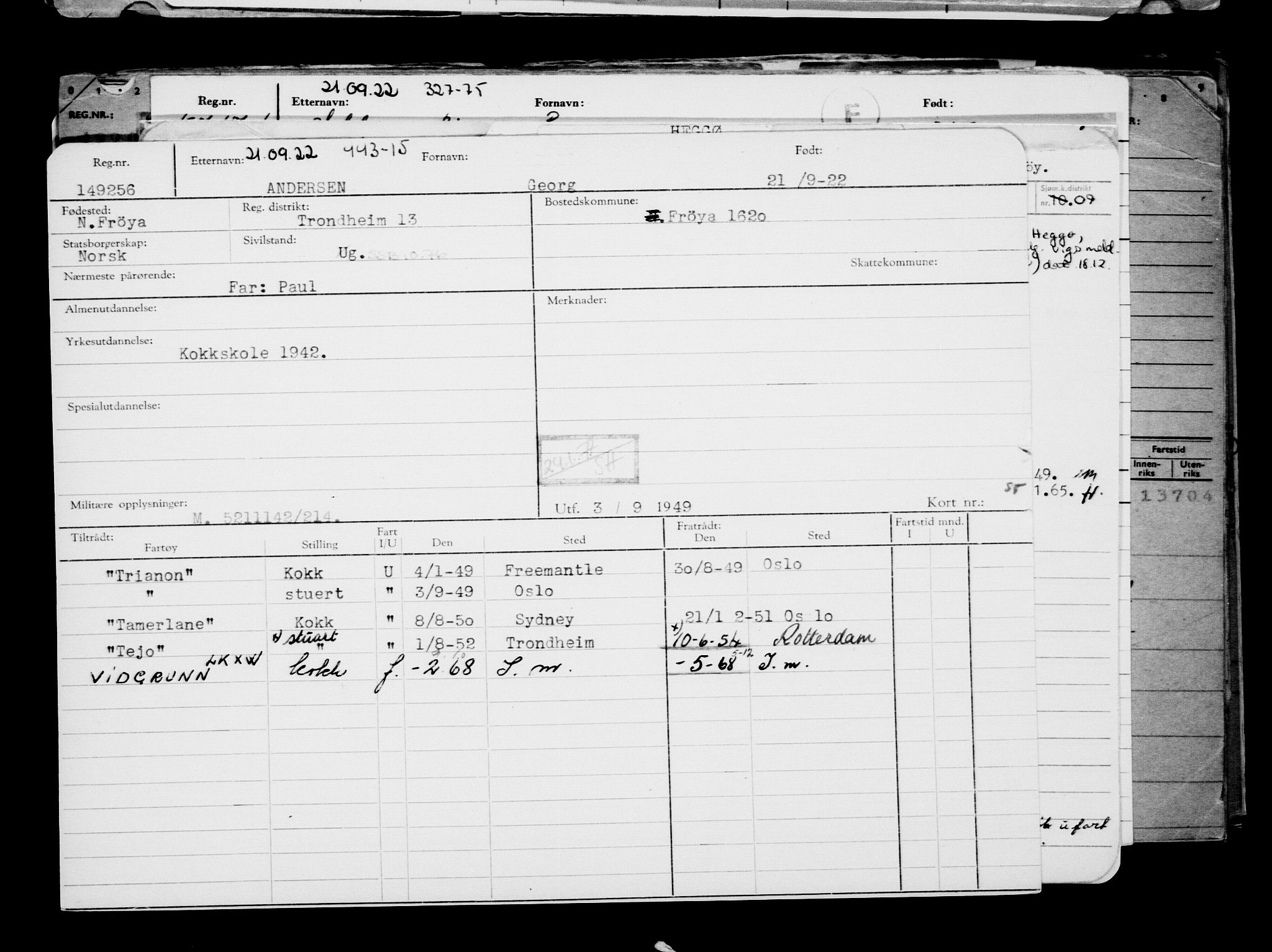 Direktoratet for sjømenn, AV/RA-S-3545/G/Gb/L0210: Hovedkort, 1922, s. 738