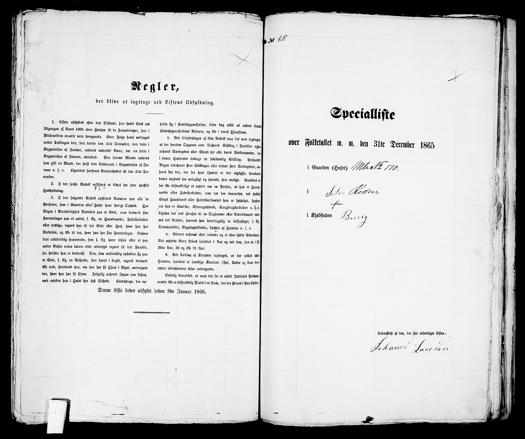 RA, Folketelling 1865 for 0804P Brevik prestegjeld, 1865, s. 331