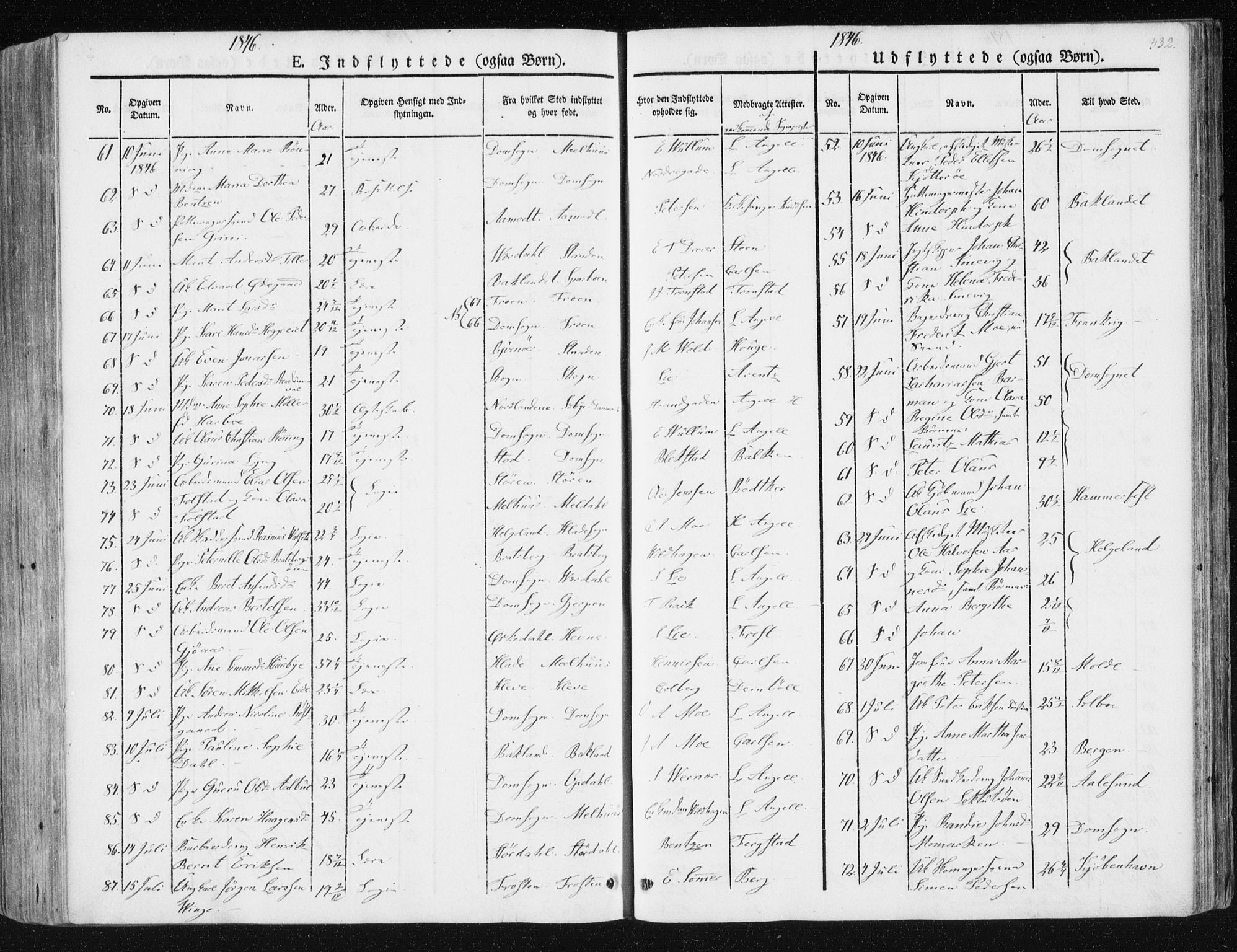 Ministerialprotokoller, klokkerbøker og fødselsregistre - Sør-Trøndelag, SAT/A-1456/602/L0110: Ministerialbok nr. 602A08, 1840-1854, s. 332