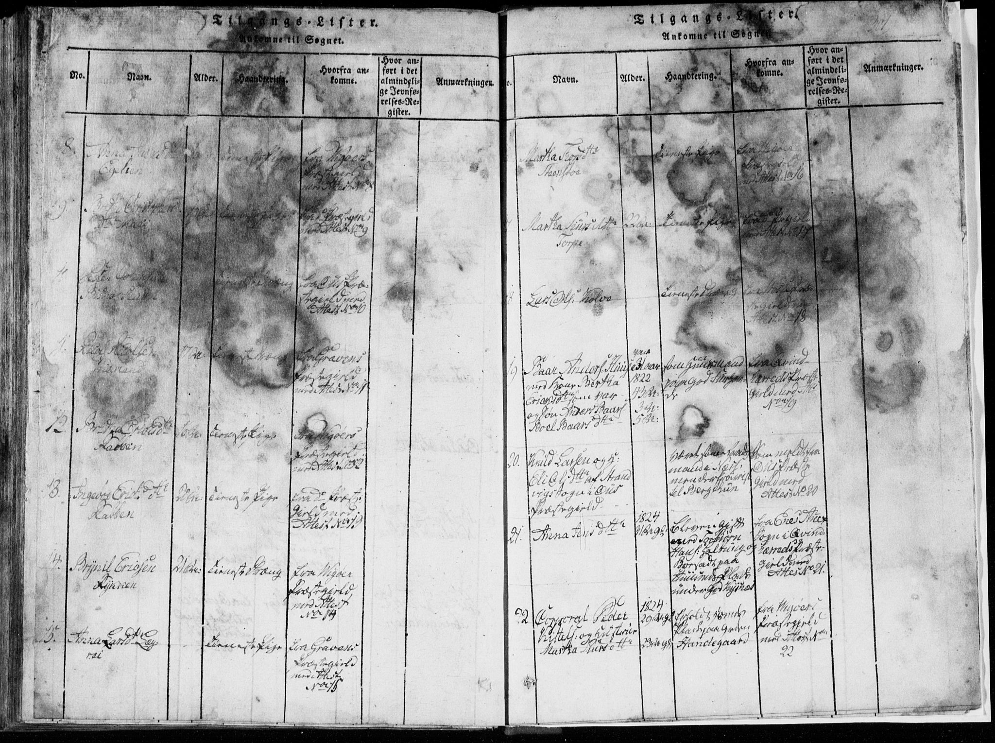 Strandebarm sokneprestembete, AV/SAB-A-78401/H/Hab: Klokkerbok nr. A  1, 1816-1826, s. 301