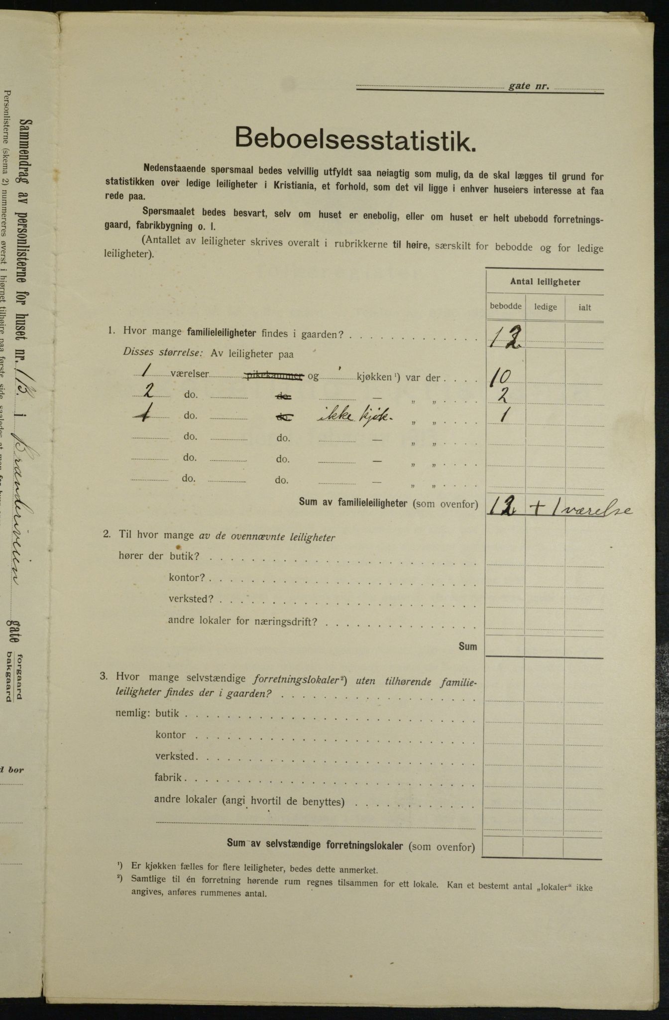 OBA, Kommunal folketelling 1.2.1913 for Kristiania, 1913, s. 8571