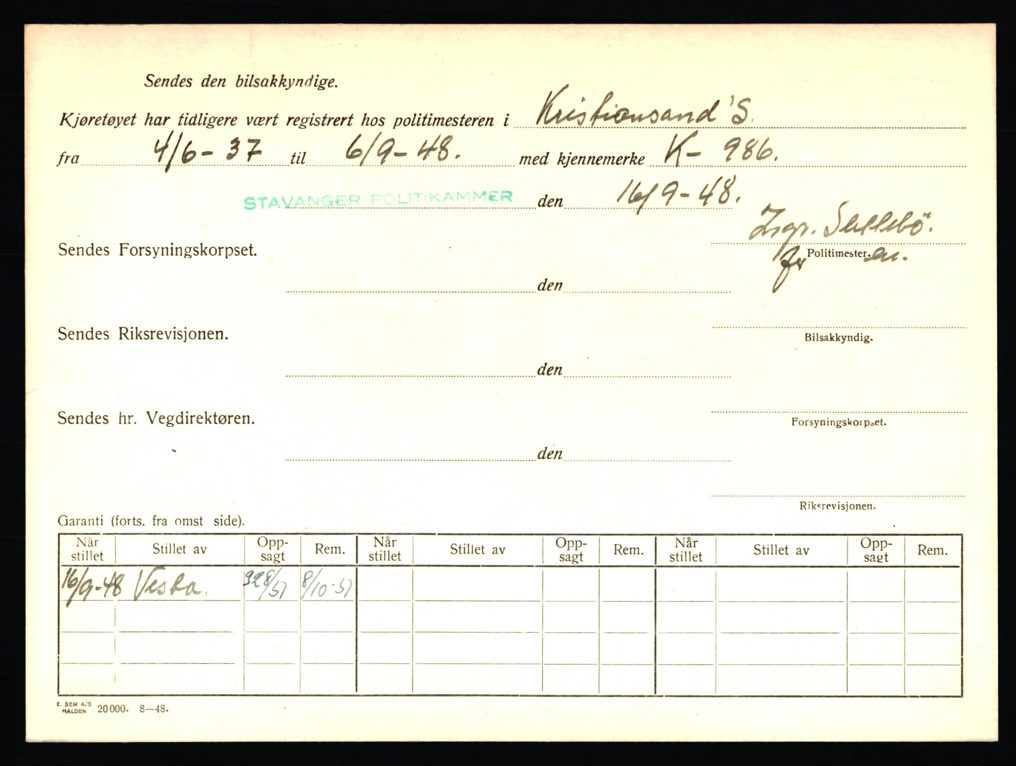 Stavanger trafikkstasjon, AV/SAST-A-101942/0/F/L0011: L-3700 - L-4199, 1930-1971, s. 1242