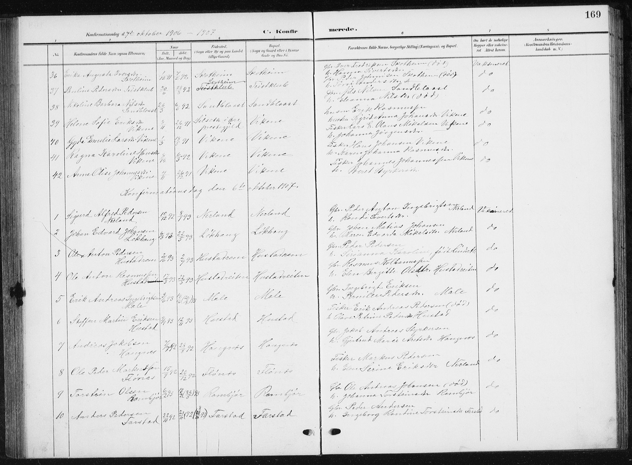 Ministerialprotokoller, klokkerbøker og fødselsregistre - Møre og Romsdal, SAT/A-1454/567/L0784: Klokkerbok nr. 567C04, 1903-1938, s. 169