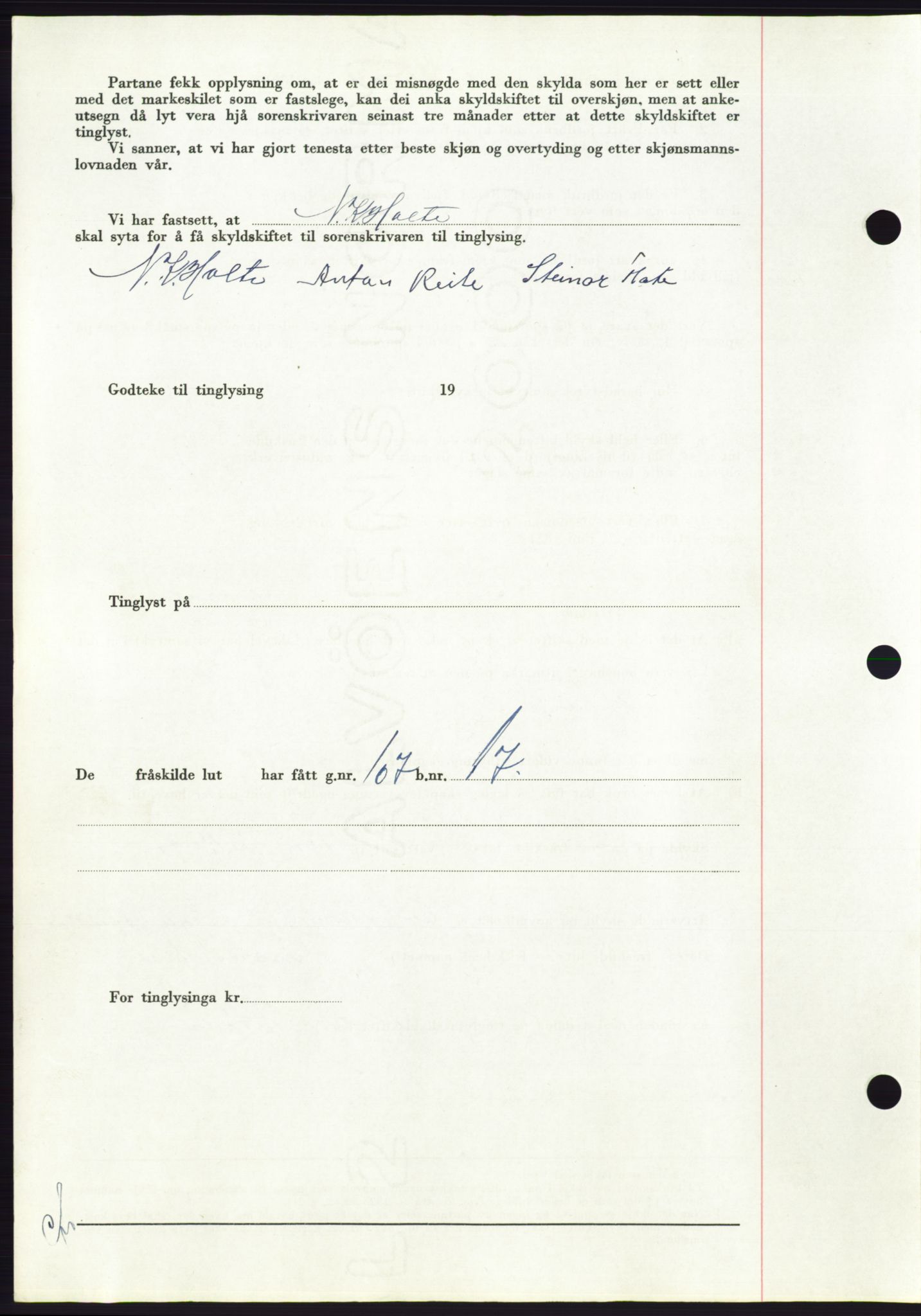 Søre Sunnmøre sorenskriveri, AV/SAT-A-4122/1/2/2C/L0086: Pantebok nr. 12A, 1949-1950, Dagboknr: 779/1950