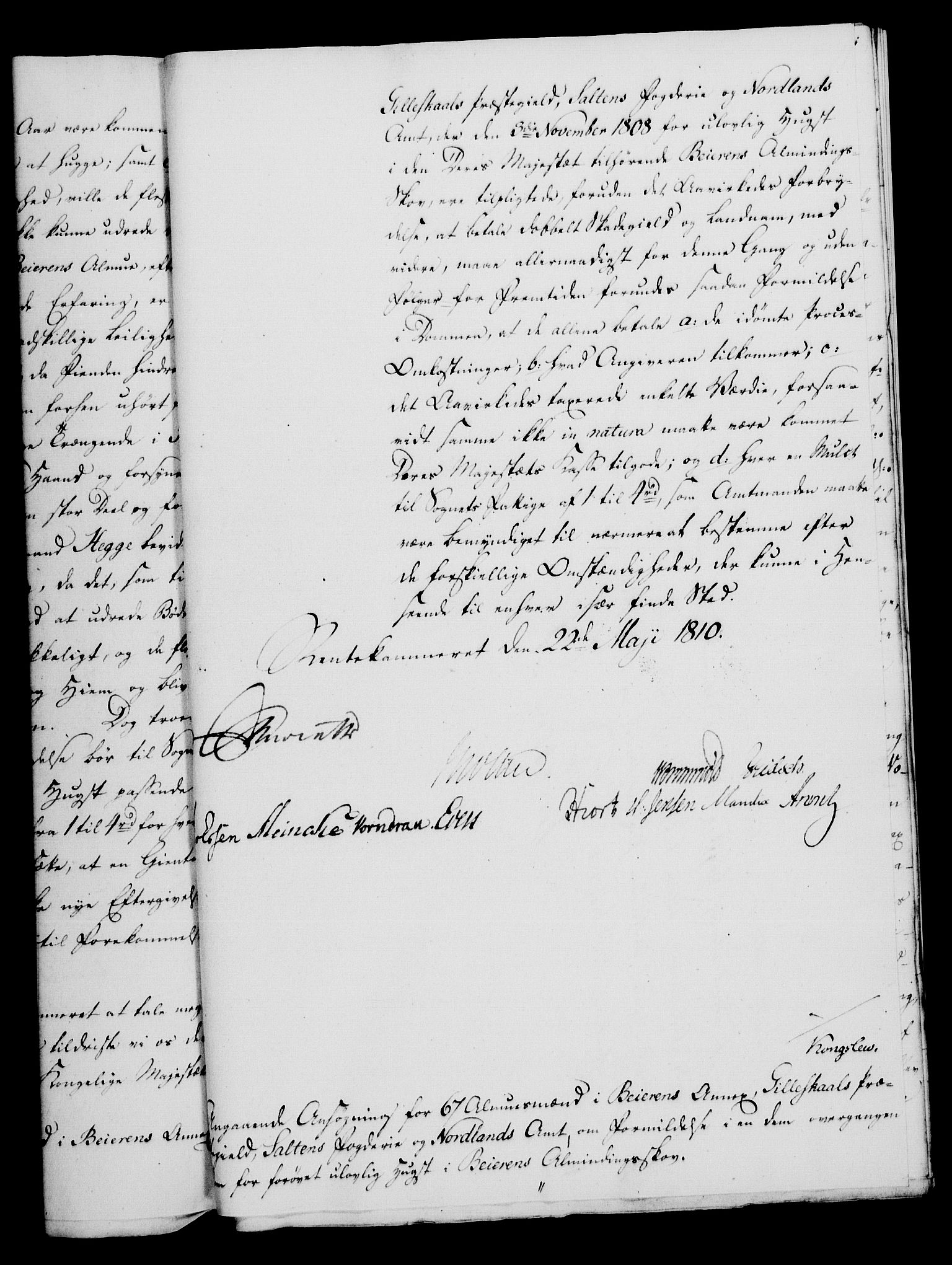 Rentekammeret, Kammerkanselliet, AV/RA-EA-3111/G/Gf/Gfa/L0092: Norsk relasjons- og resolusjonsprotokoll (merket RK 52.92), 1810, s. 270