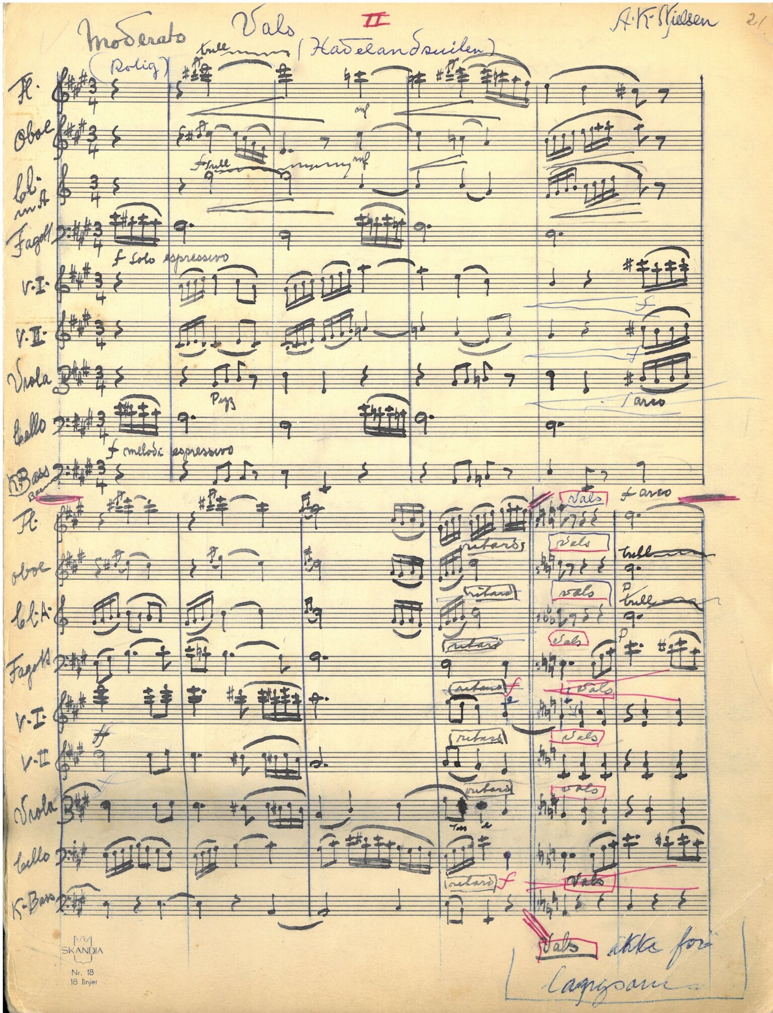 Notesamling Hadeland Folkemuseum, OARM/H-A-00700/F/Fe/L0002: A. K. Nielsen, "Hadelandsuiten", s. 11-16