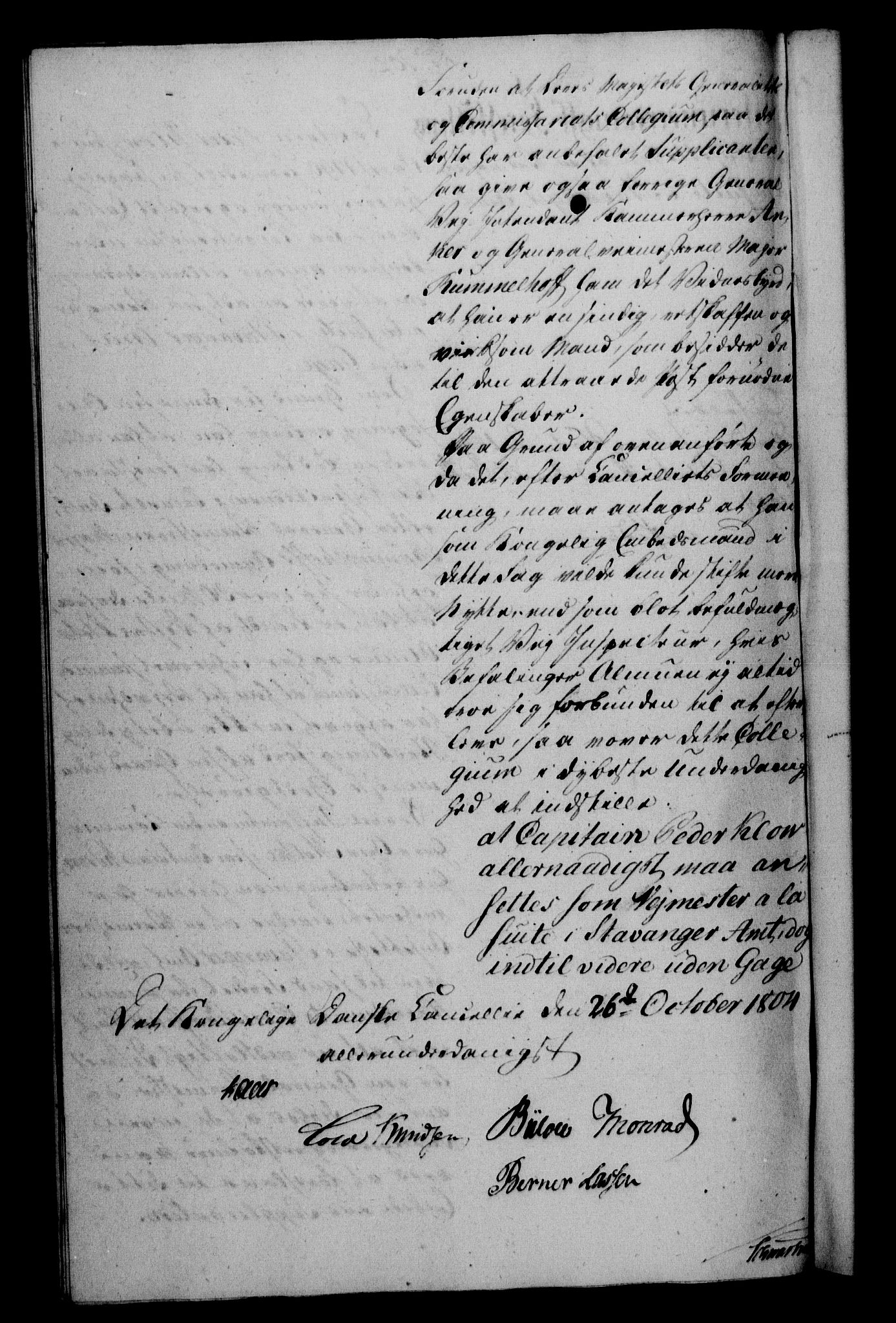 Danske Kanselli 1800-1814, RA/EA-3024/H/Hf/Hfa/Hfab/L0005: Forestillinger, 1804