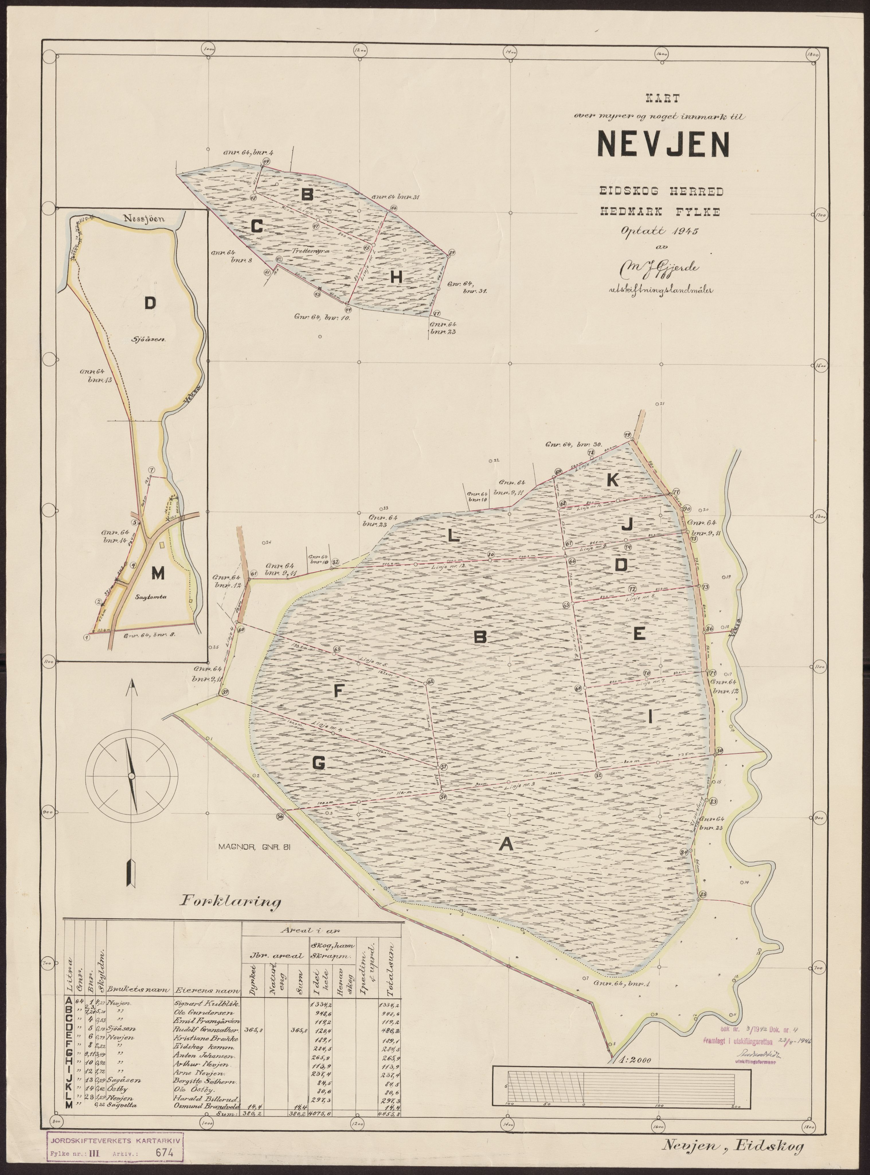 Jordskifteverkets kartarkiv, AV/RA-S-3929/T, 1859-1988, s. 1032