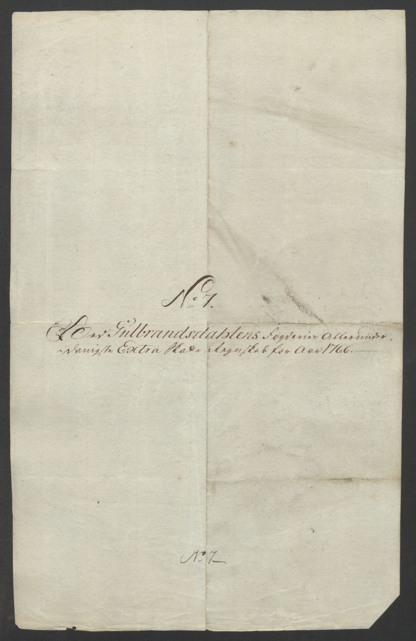 Rentekammeret inntil 1814, Reviderte regnskaper, Fogderegnskap, AV/RA-EA-4092/R17/L1266: Ekstraskatten Gudbrandsdal, 1762-1766, s. 561