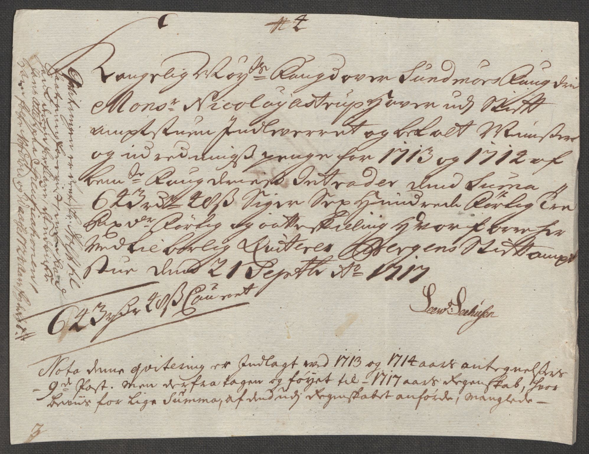 Rentekammeret inntil 1814, Reviderte regnskaper, Fogderegnskap, RA/EA-4092/R54/L3569: Fogderegnskap Sunnmøre, 1717, s. 239