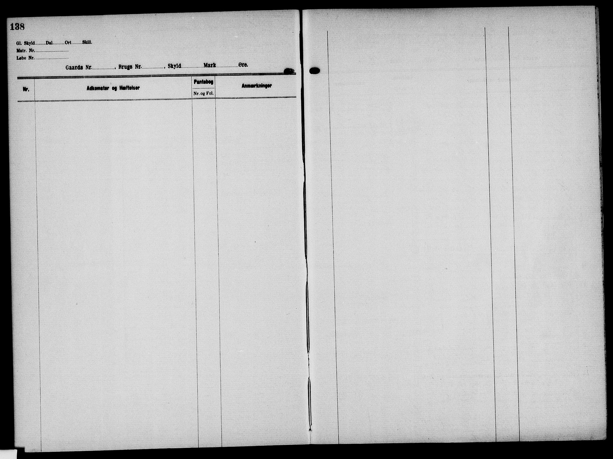 Solør tingrett, AV/SAH-TING-008/H/Ha/Hak/L0005: Panteregister nr. V, 1900-1935, s. 138