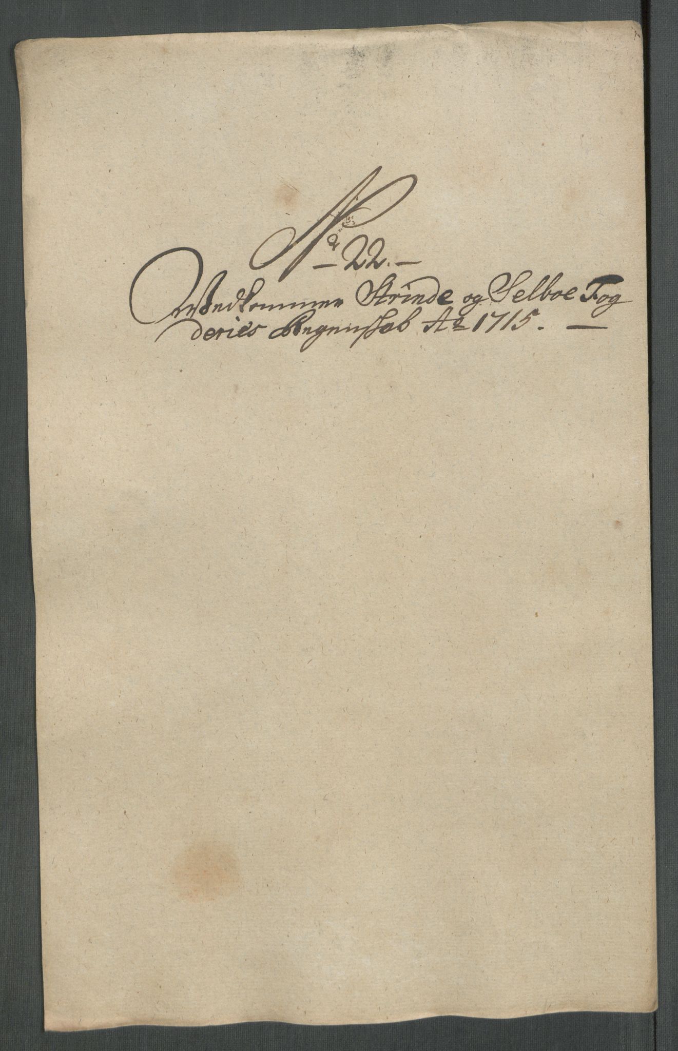 Rentekammeret inntil 1814, Reviderte regnskaper, Fogderegnskap, AV/RA-EA-4092/R61/L4115: Fogderegnskap Strinda og Selbu, 1715-1716, s. 174