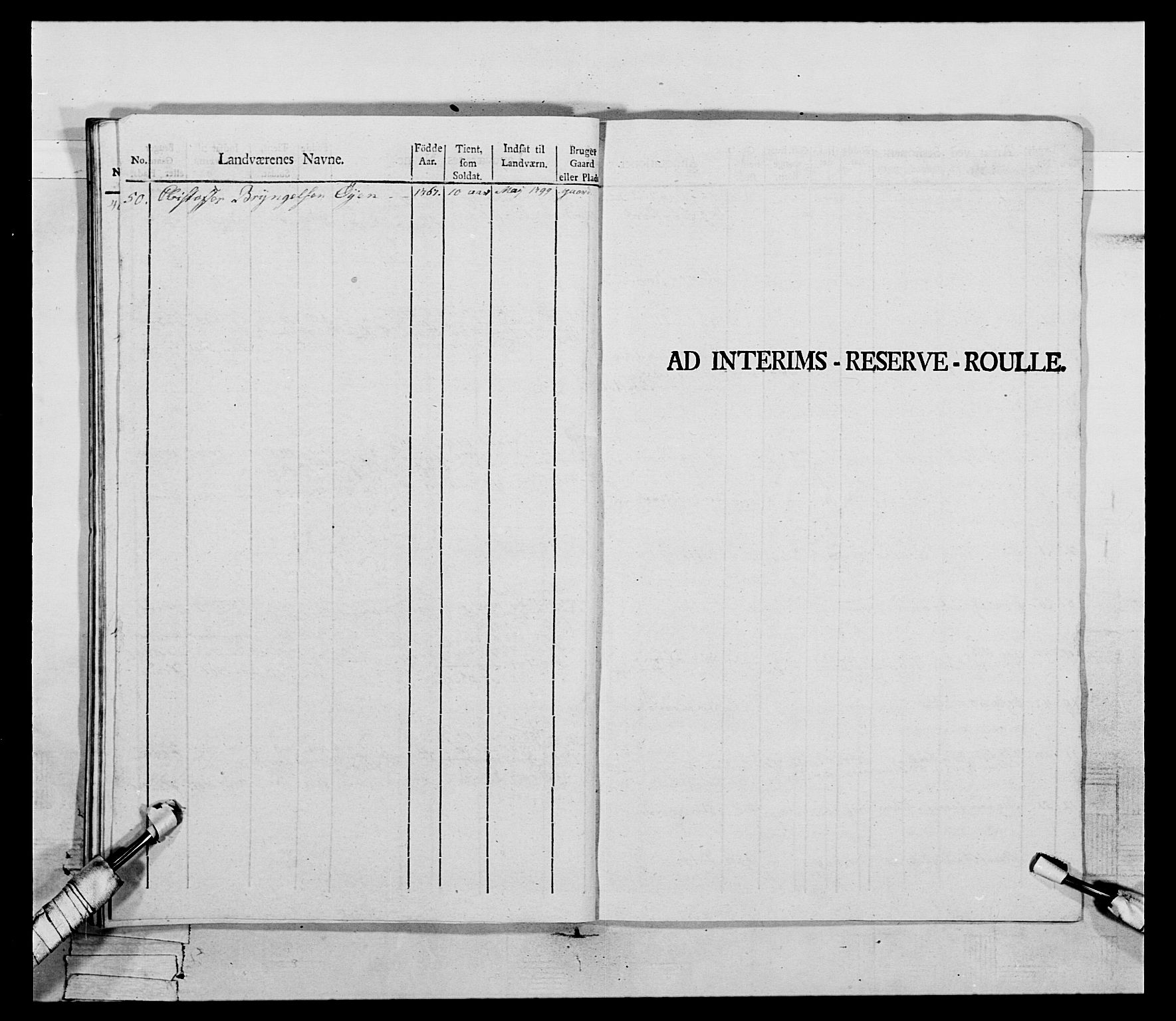 Generalitets- og kommissariatskollegiet, Det kongelige norske kommissariatskollegium, RA/EA-5420/E/Eh/L0075a: 1. Trondheimske nasjonale infanteriregiment, 1789-1811, s. 167